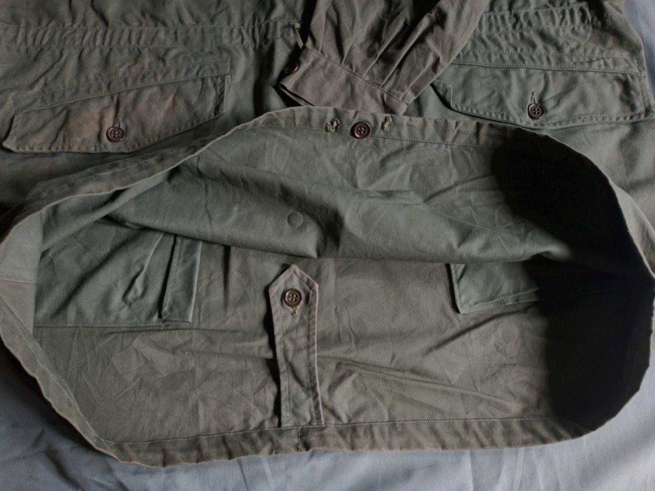 Other Vintage 1950s French Army M47 Anorak Parka. Size US XXL / EU 58 / 5 - 7 Thumbnail