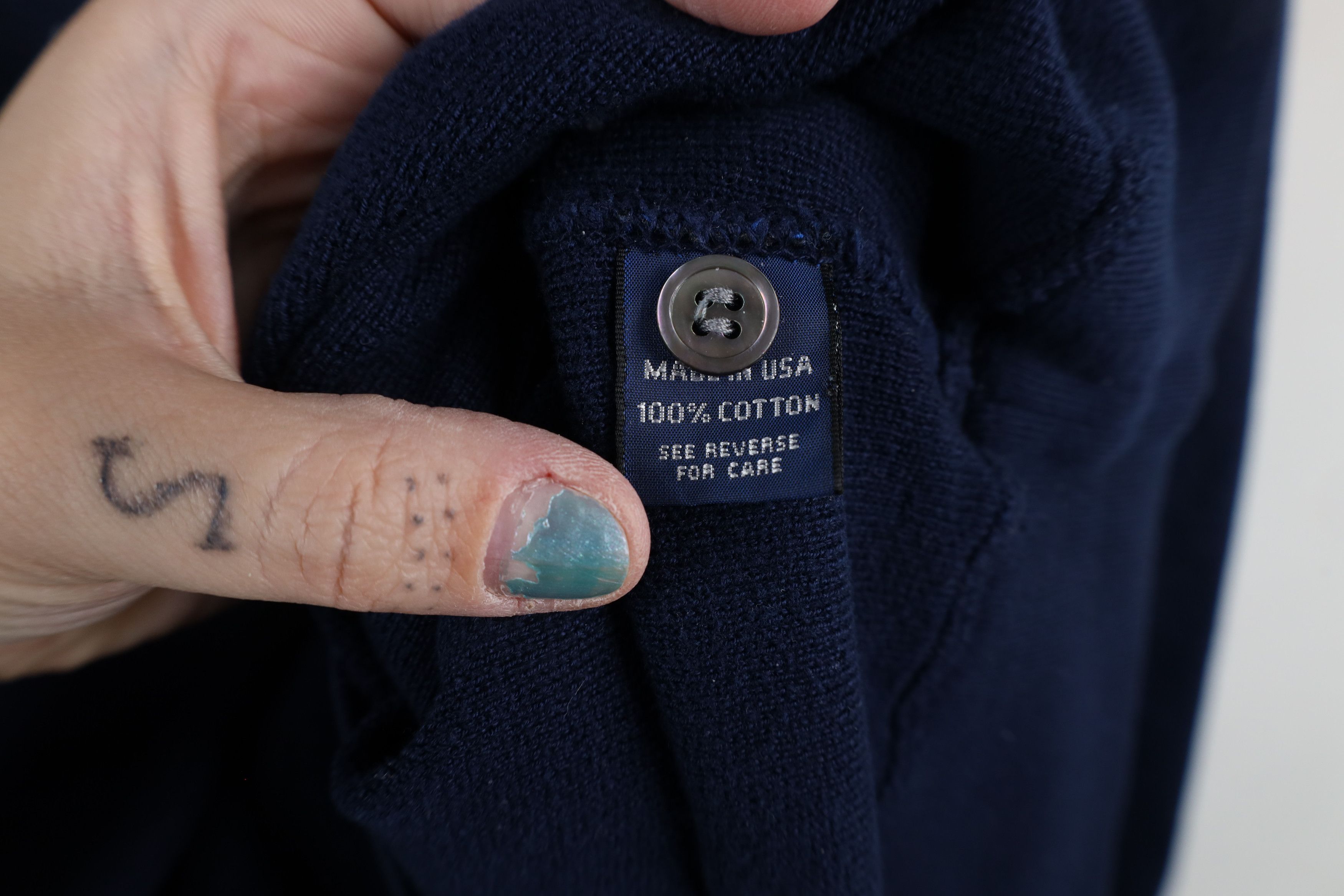 Polo Ralph Lauren Vintage 90s Ralph Lauren Knit Collared Pullover Sweater Size US M / EU 48-50 / 2 - 7 Thumbnail