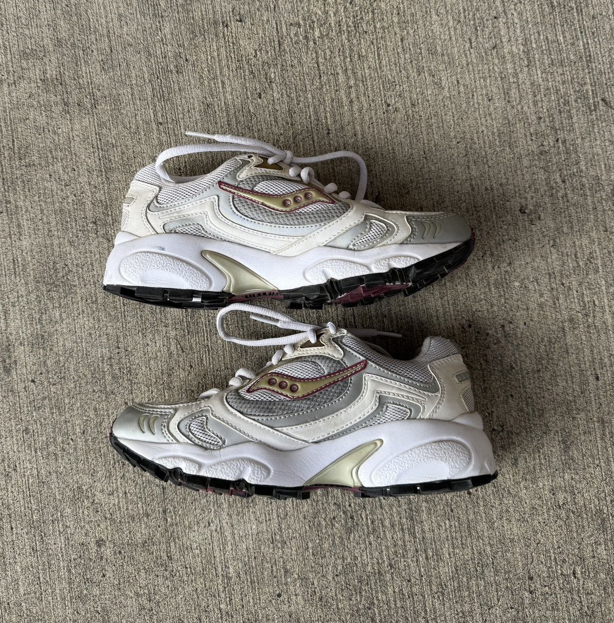 Saucony GREY/CREAM SAUCONY GRID COHESION 3s Size US 6.5 / IT 36.5 - 5 Thumbnail
