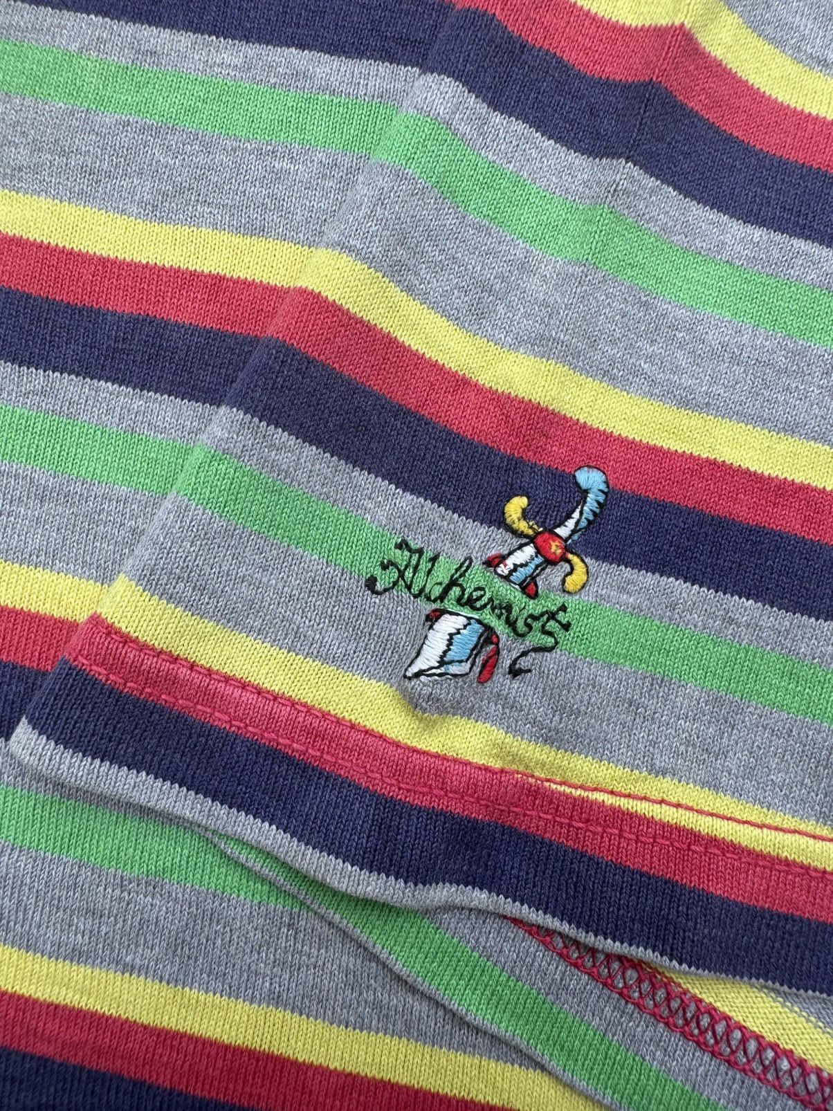 Skull Jeans by an Alchemist Skull Jeans An Alchemist Stripes Tshirt Size US L / EU 52-54 / 3 - 11 Thumbnail