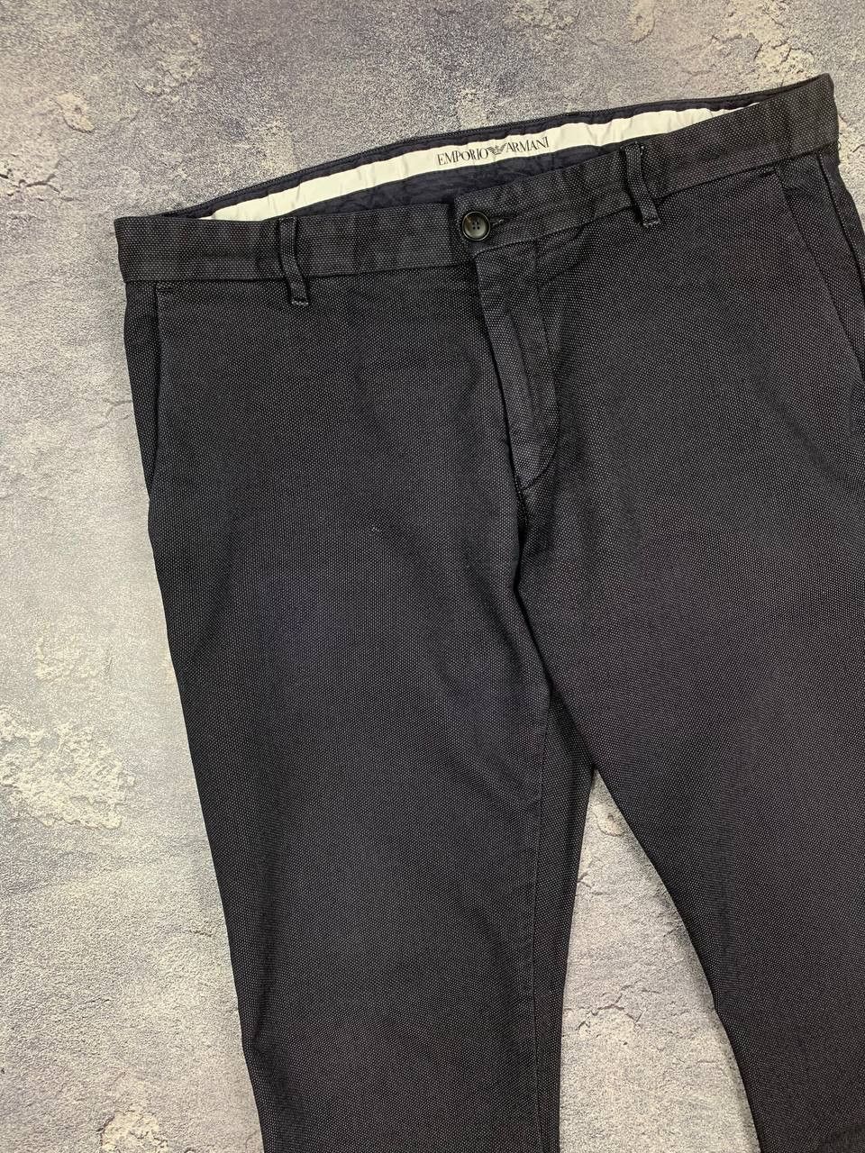 Emporio Armani Emporio Armani Pants Size 50 Dark Blue Trousers Bulgaria Size US 34 / EU 50 - 2 Thumbnail