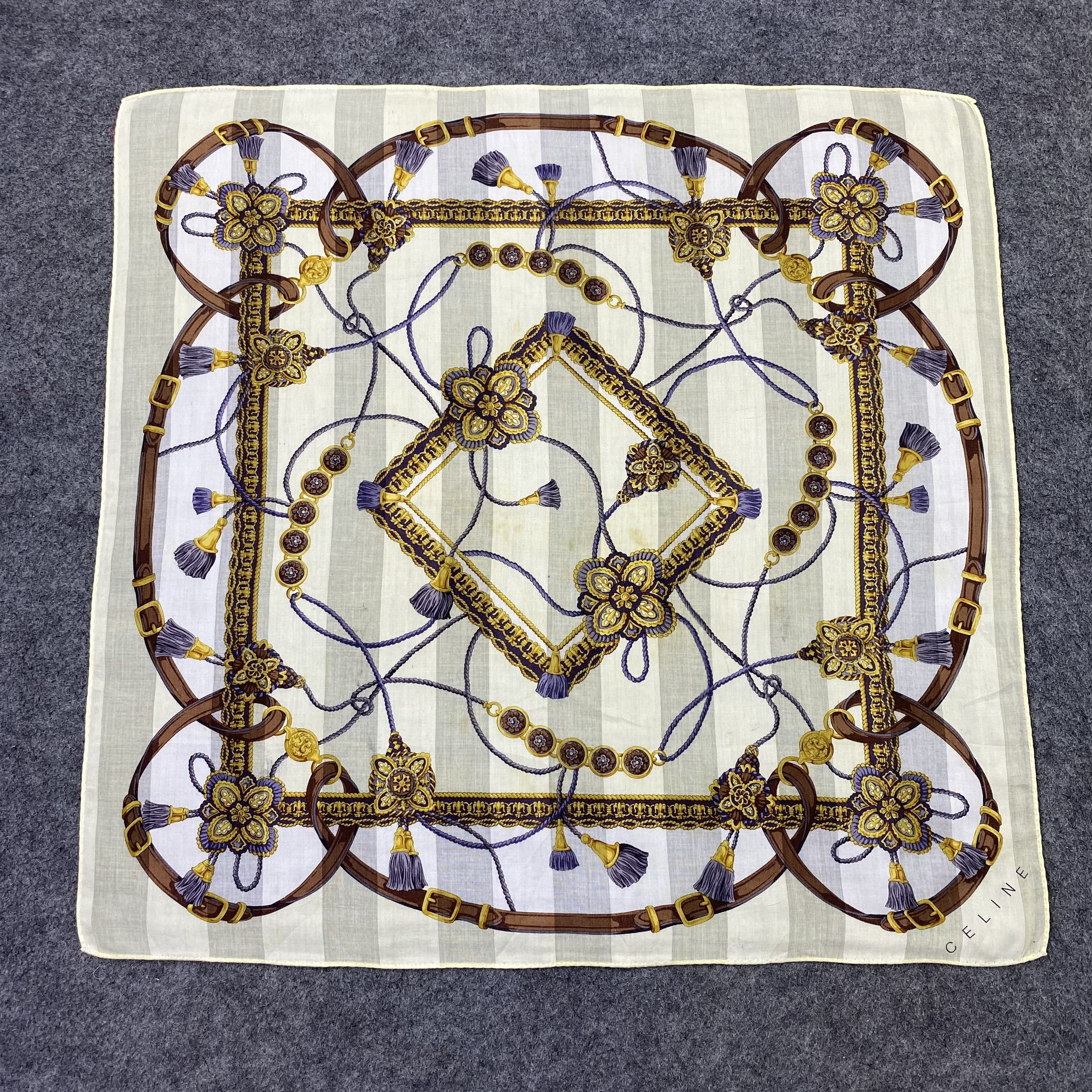 Celine Celine Handkerchief / Bandana / Neckerchief-B2084 Size ONE SIZE - 3 Thumbnail