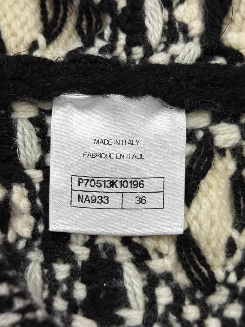 Chanel Chanel Black and white color-blocked flower knitted vest Size XS / US 0-2 / IT 36-38 - 5 Thumbnail