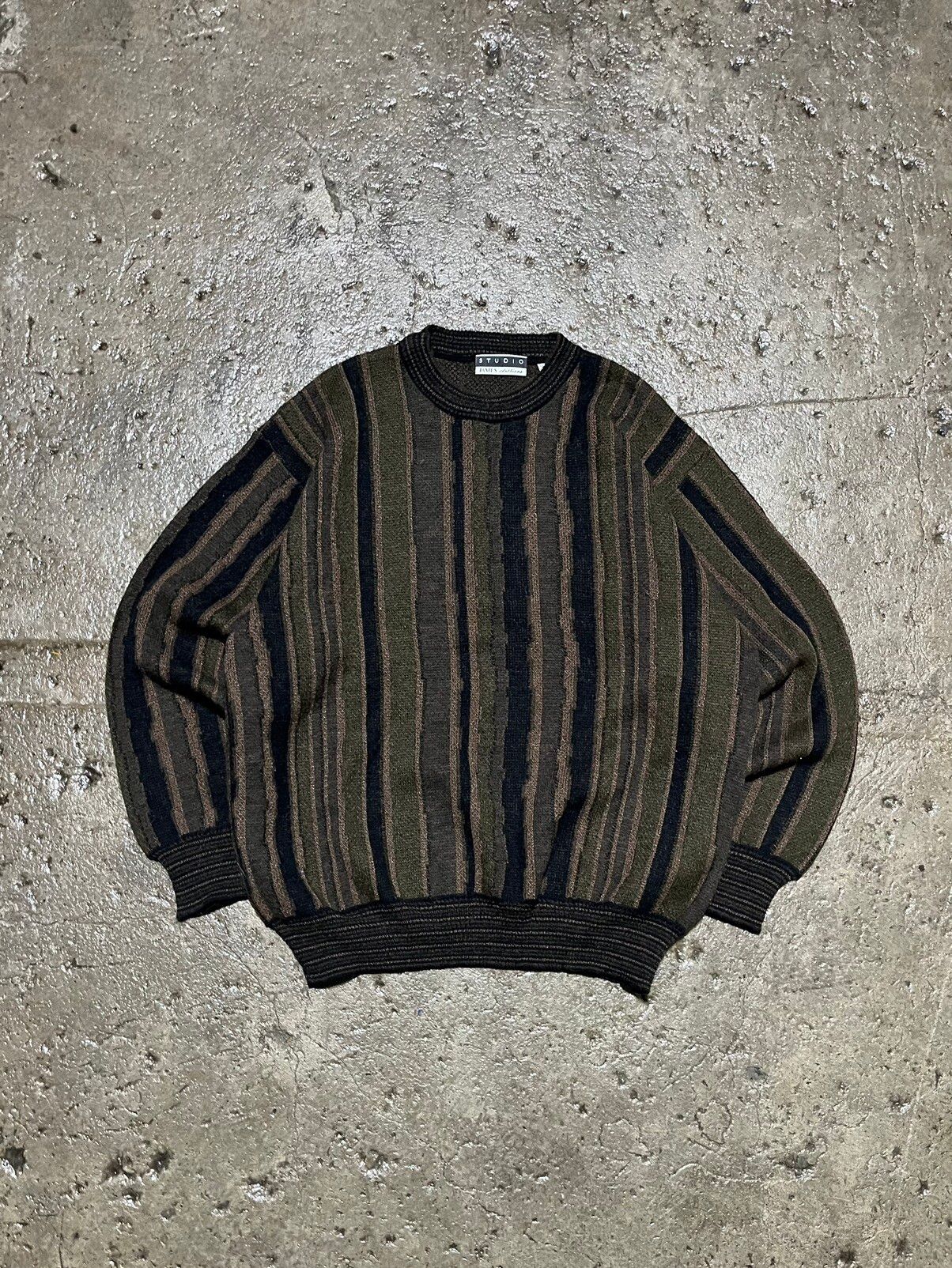 Vintage Crazy Vintage 90s Coogi Style Argyle Knit Pattern Sweater | Grailed