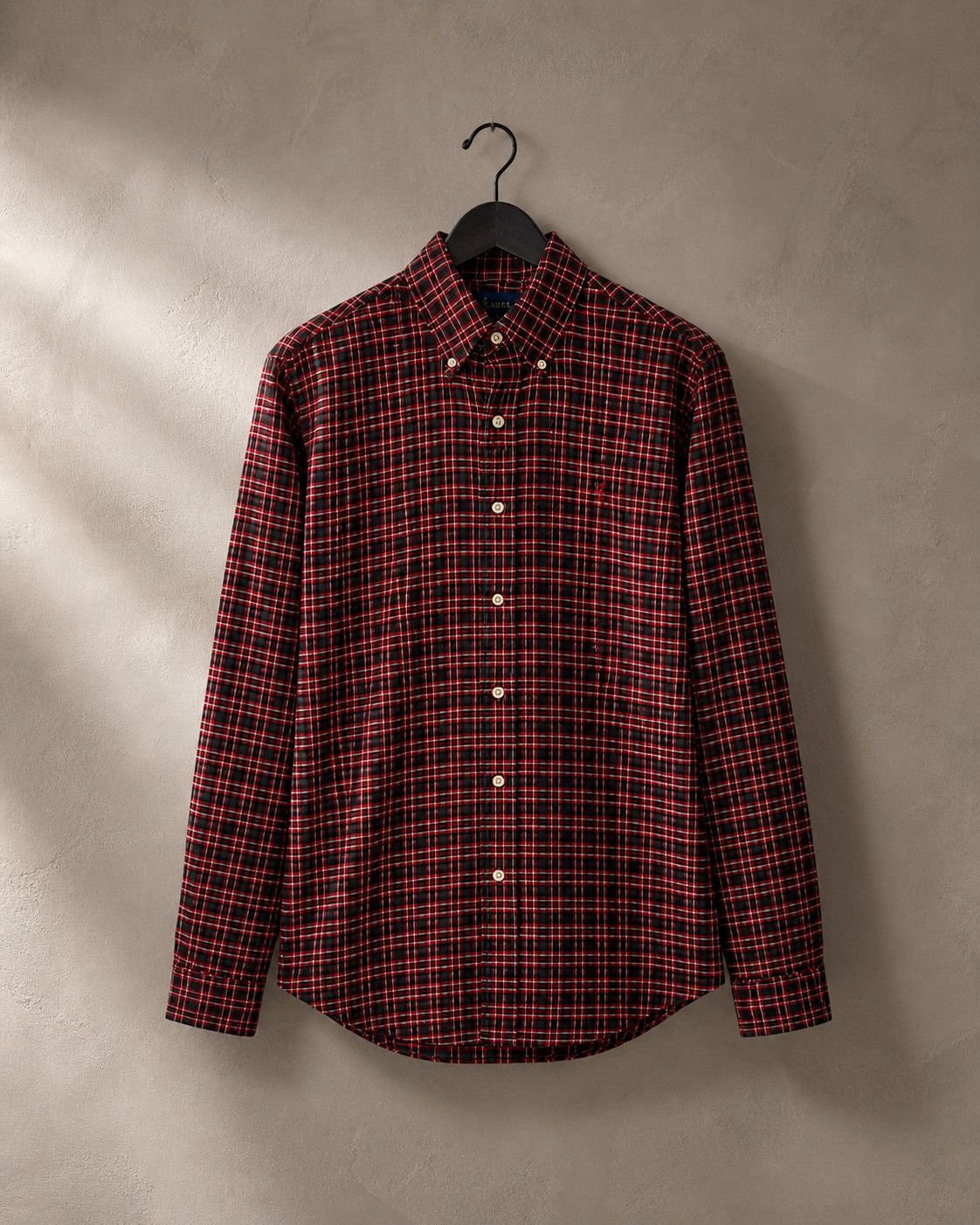 Polo Ralph Lauren Polo Ralph Lauren Shirt Men's Large Red/Black Plaid 90s Size US M / EU 48-50 / 2 - 1 Thumbnail