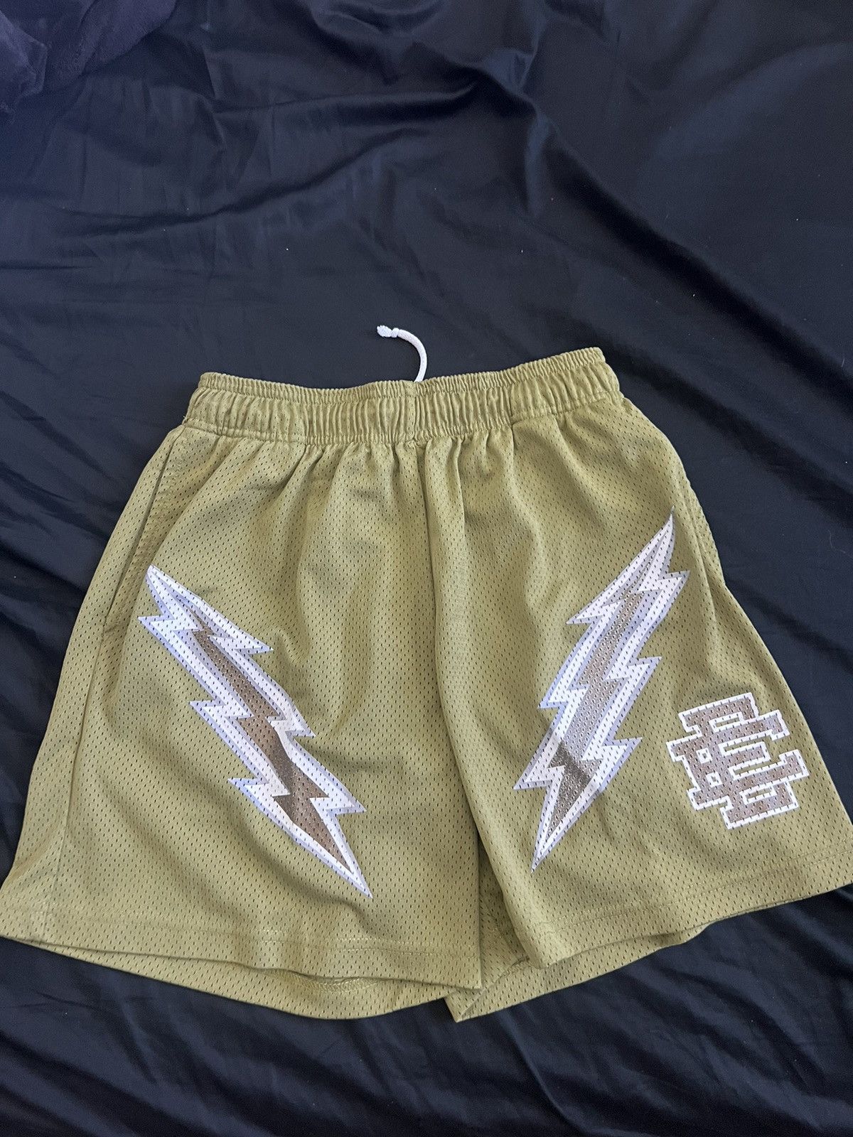 Eric Emanuel EE Mesh Short Lightning Bolt Moss Large