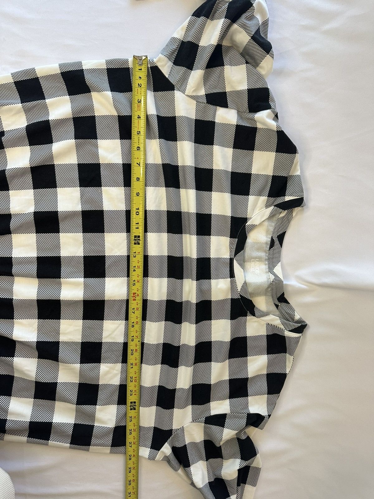 Lands' End Lands’ End women’s XXL black-and-white two-piece pajama set Size 42" / US 20 - 9 Thumbnail