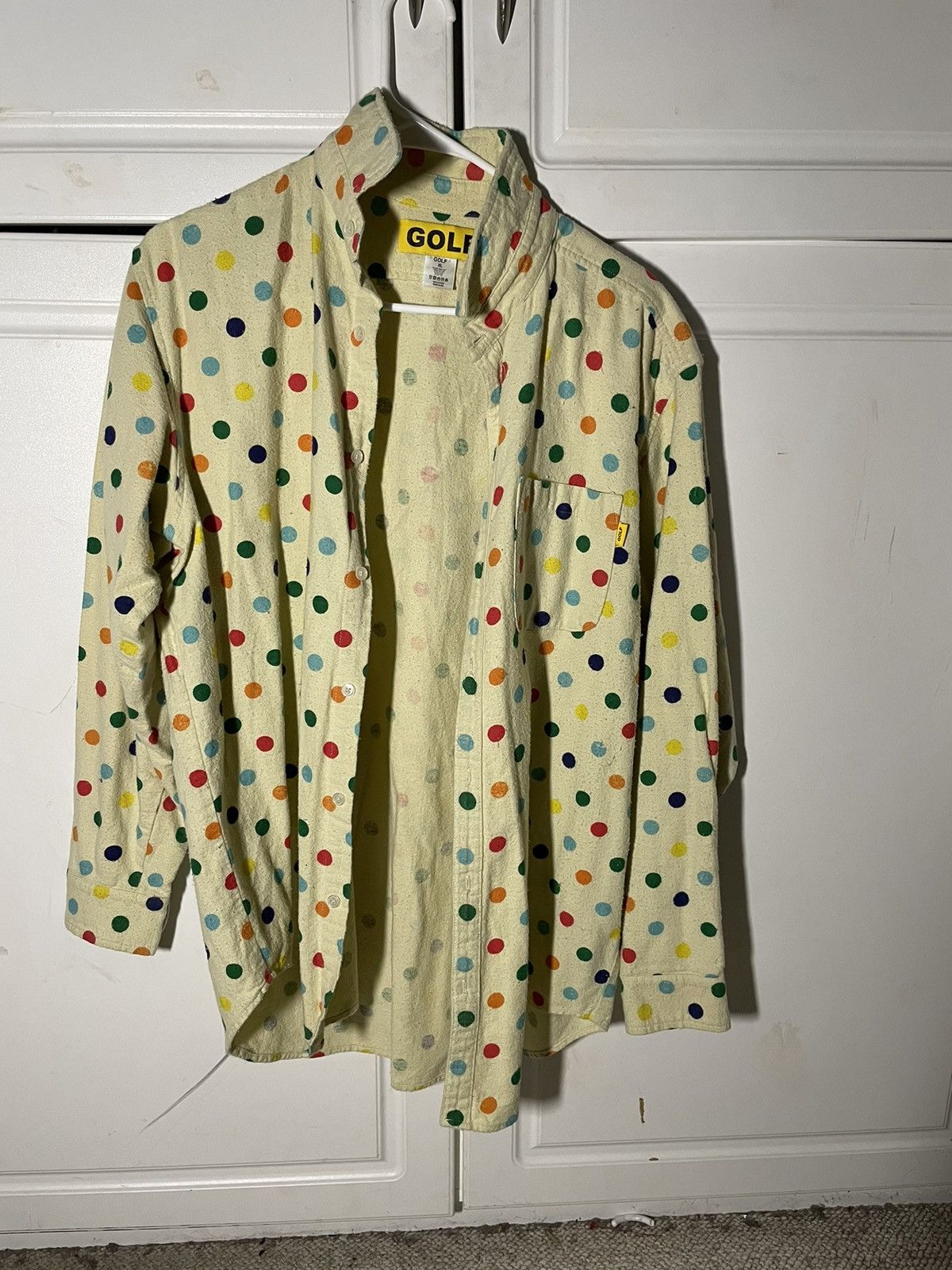 Golf Wang Polka dot button up | Grailed