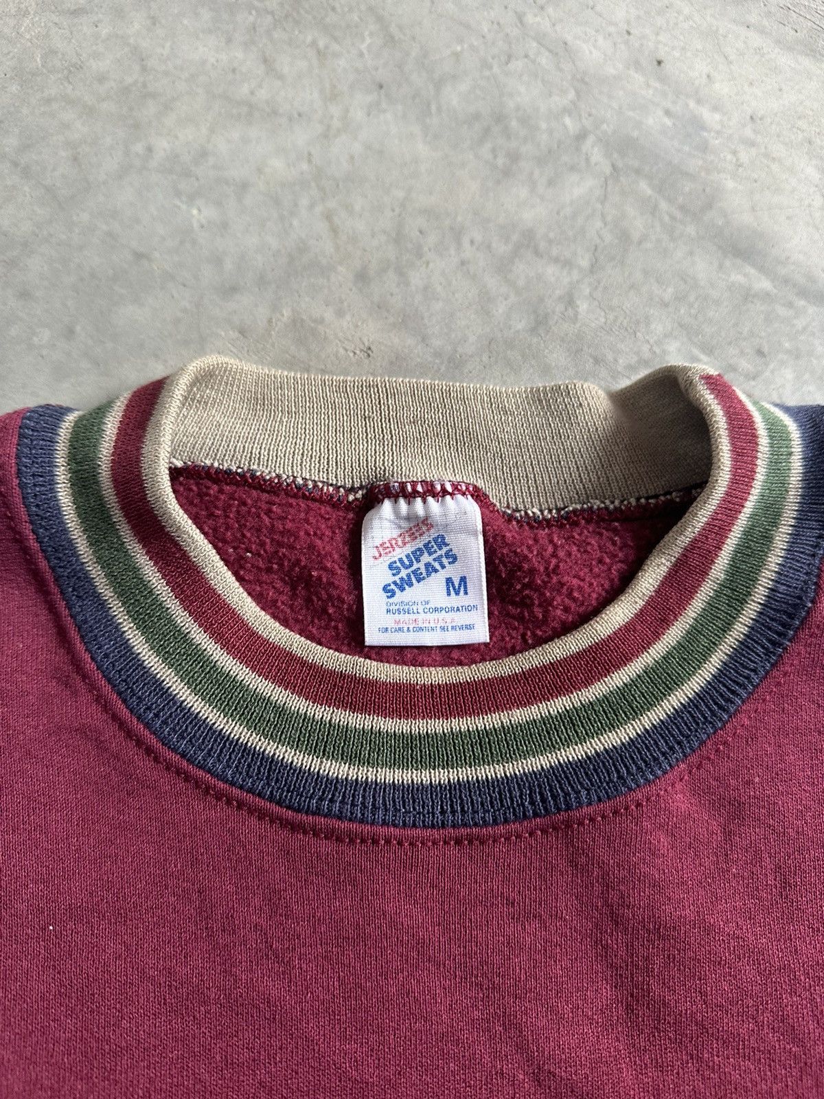 Vintage Jerzees Vintage 90's Sweatshirt Size US M / EU 48-50 / 2 - 2 Thumbnail