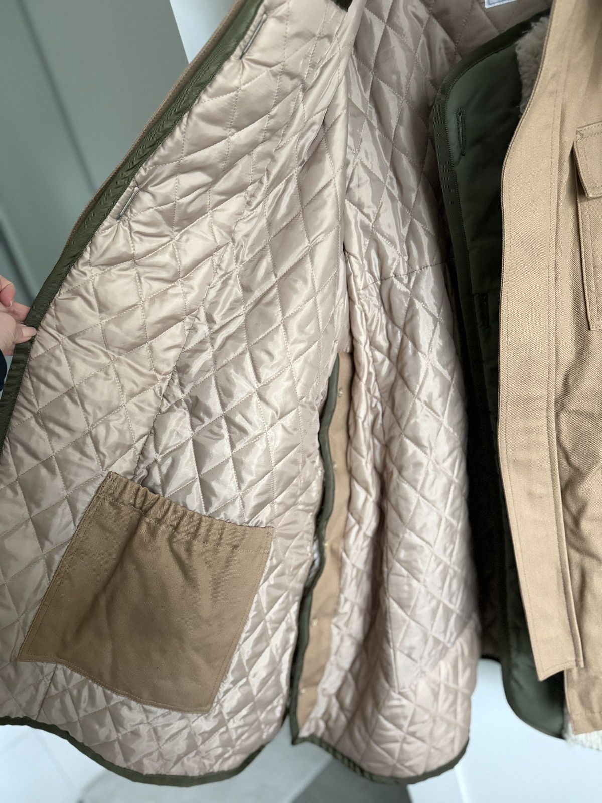 Sacai Sacai x Carhartt WIP Canvas Parka Siberian Size M / US 6-8 / IT 42-44 - 5 Thumbnail