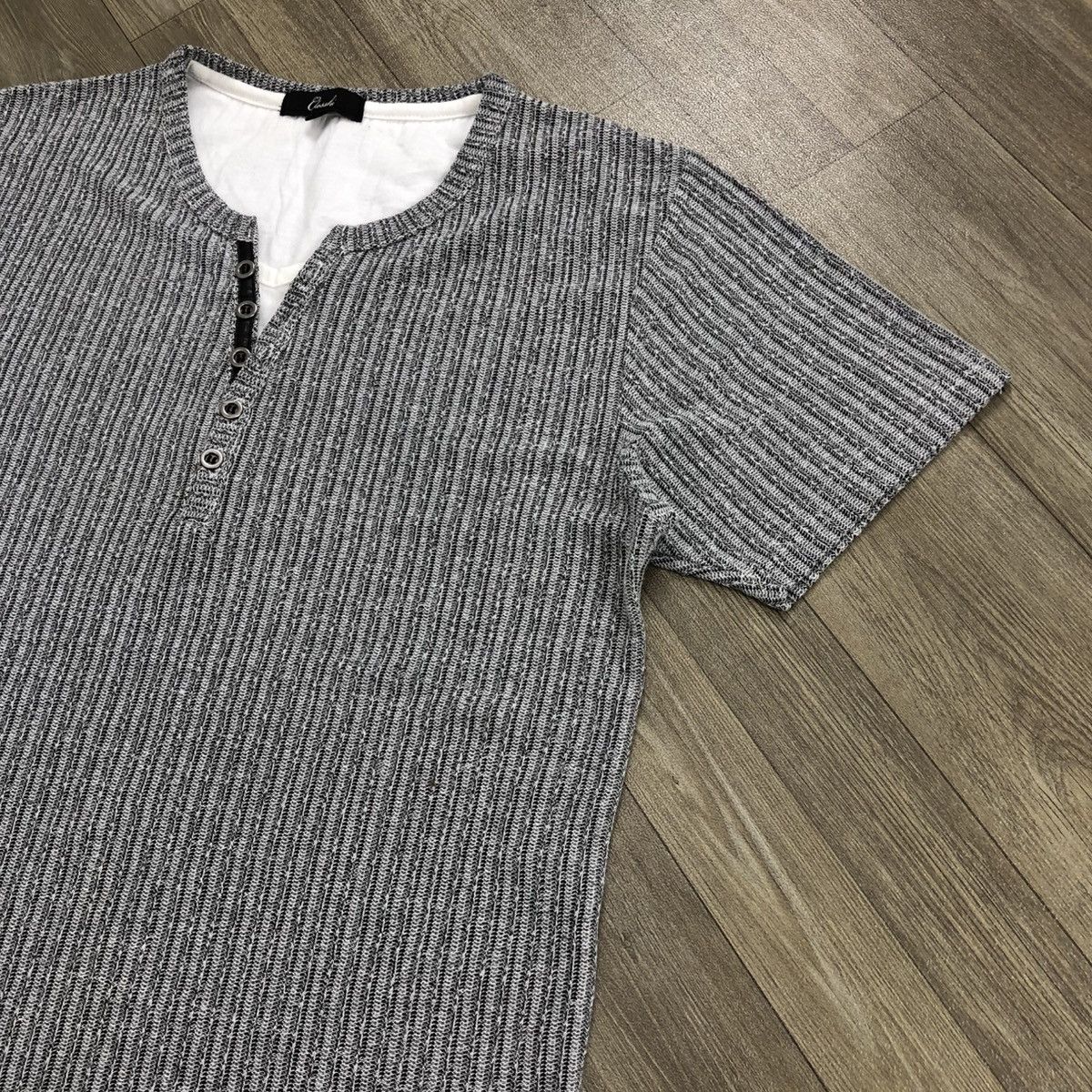 If Six Was Nine × Japanese Brand × Le Grande Bleu (L.G.B.) 2000s Closshi Double Layers Goa Lgb Ifsixwasnine Striped Tee Size US L / EU 52-54 / 3 - 4 Thumbnail