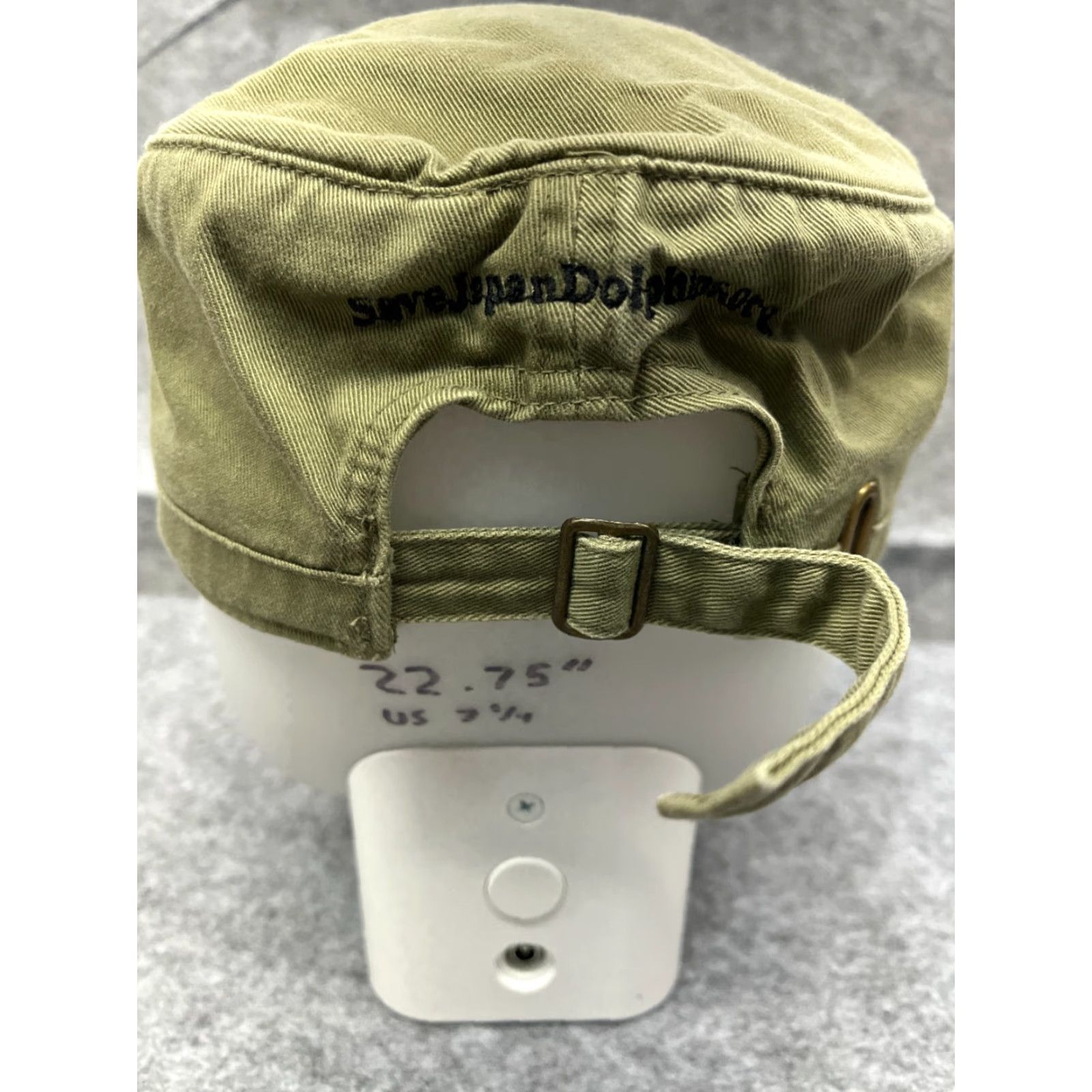 Vintage Econscious Army Cap Hat Adjustable Unisex One Size Green Cotton Casual Size ONE SIZE - 7 Thumbnail