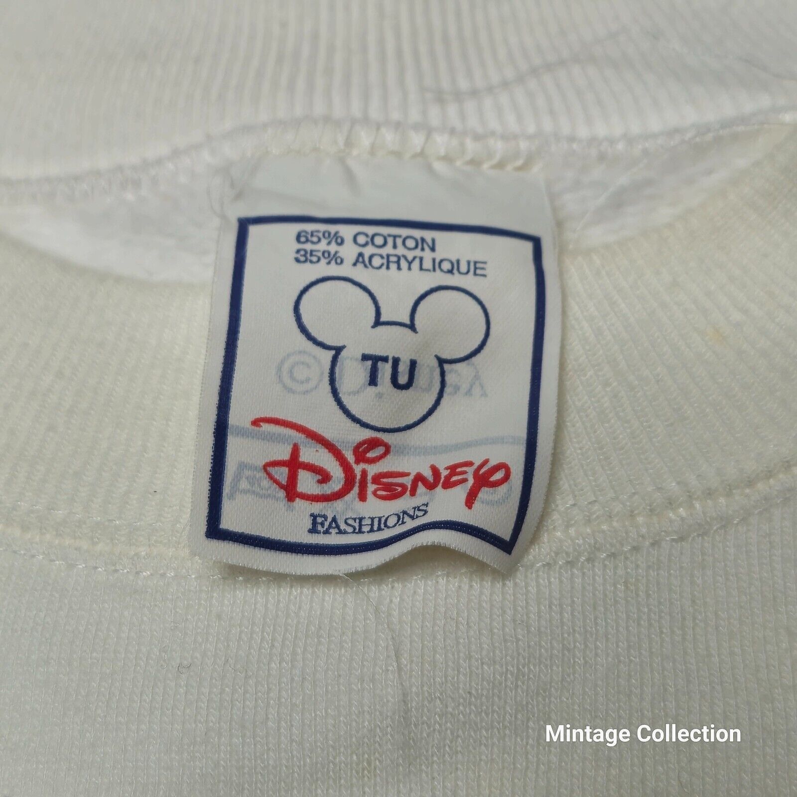 Disney VINTAGE Euro Disney Mickey Mouse Snapshot Sweatshirt L Size US L / EU 52-54 / 3 - 5 Thumbnail