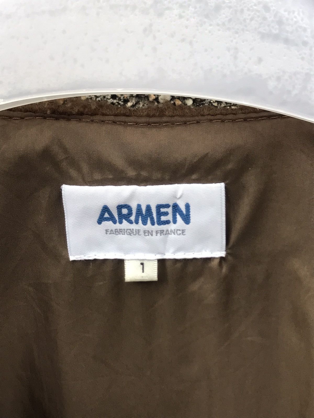 Japanese Brand × Vintage ⚡️Vintage Armen France Button Fleece Jacket Size S / US 4 / IT 40 - 10 Thumbnail