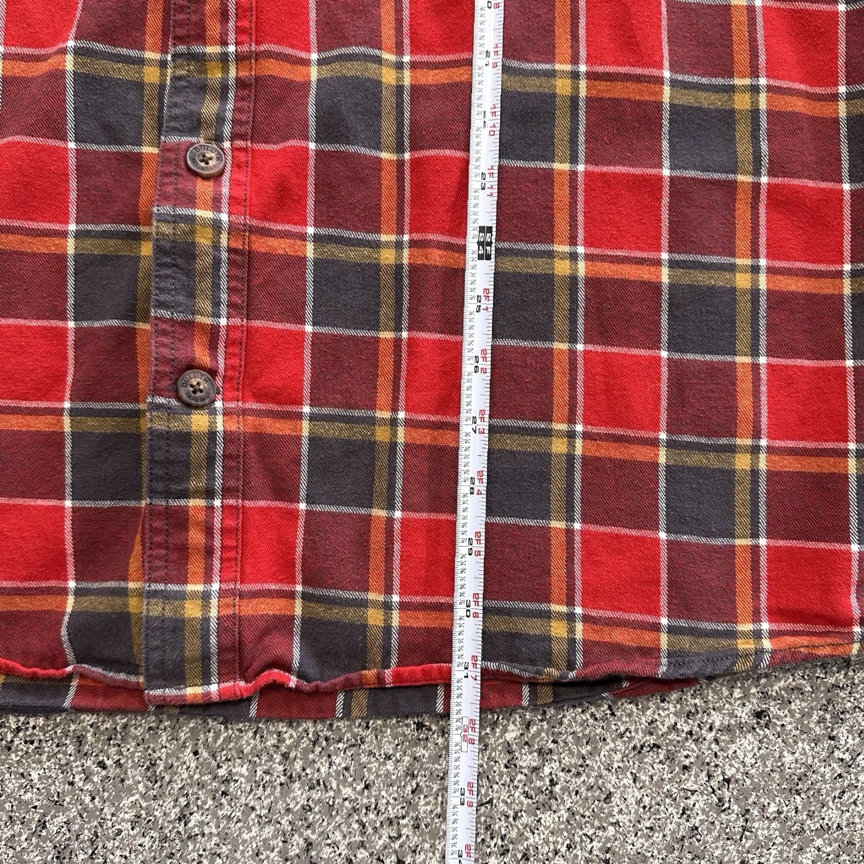 Vintage Duluth Flannel Shirt Mens 2XLT Big Tall Red Plaid Button-Up Long Sleeve Collared Casual Workwear 2XLT Mens Duluth Shirt Size US XXL / EU 58 / 5 - 5 Thumbnail