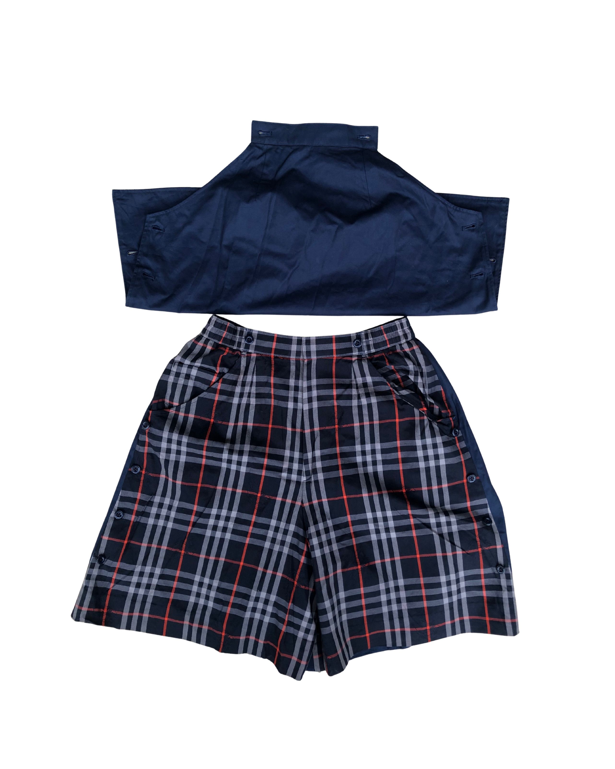 Burberry Vintage Burberrys Short/Skirt Horse Logo Avant Garde Size US 30 / EU 46 - 7 Thumbnail