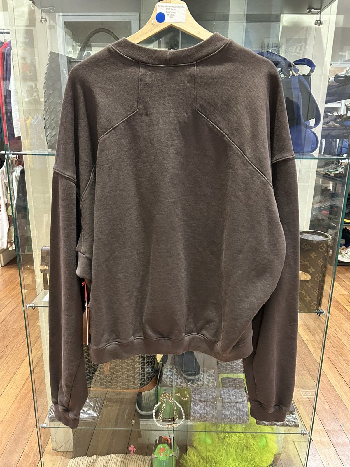 RRR-123 Rivington INRI CVA Crewneck Sweatshirt - Brown Size US L / EU 52-54 / 3 - 2 Thumbnail