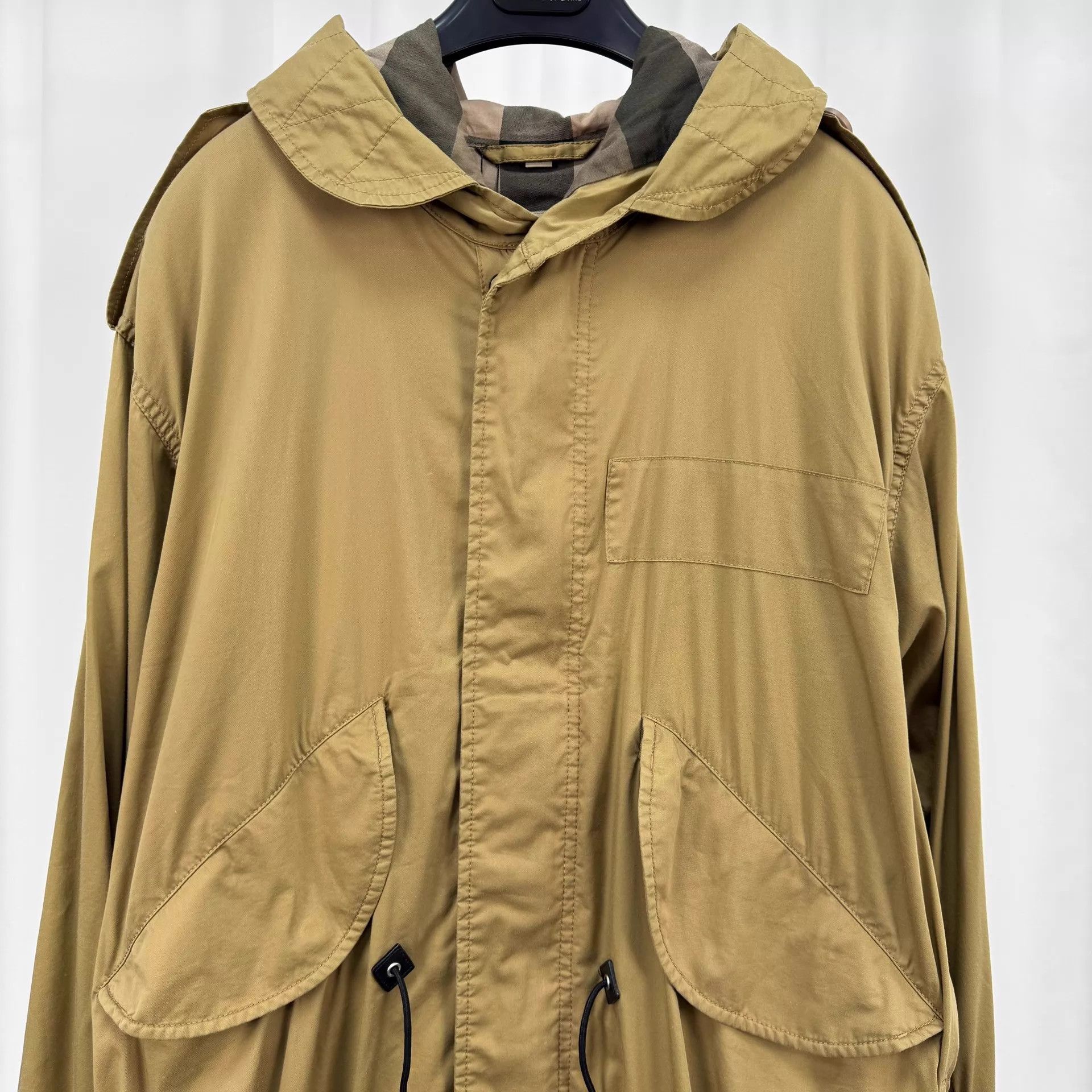 Burberry Burberry Khaki Fish Tail Logo Trench Coat 48 Mint Size US M / EU 48-50 / 2 - 3 Thumbnail