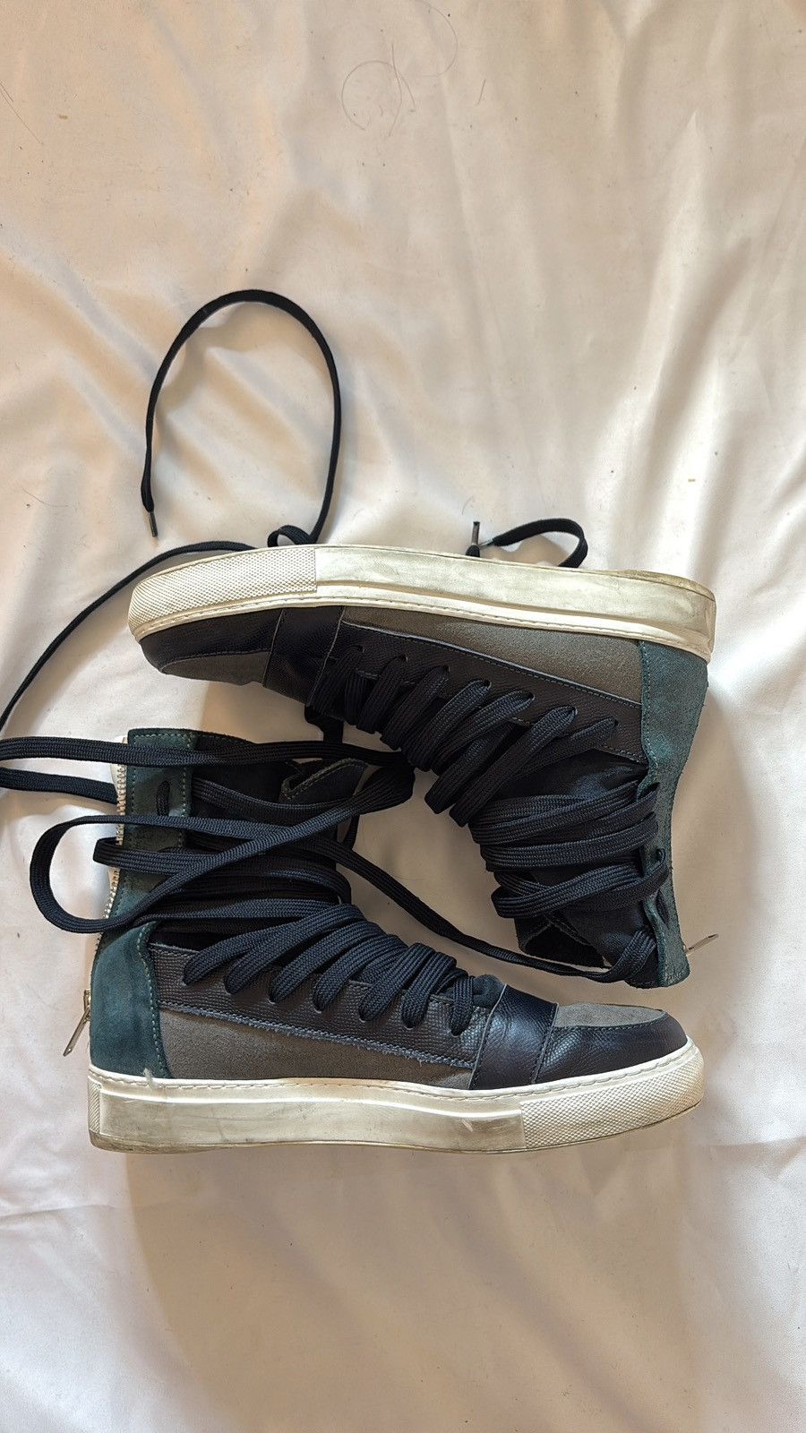Kris Van Assche Kris van assche multi lace high-top sneakers Size US 8 / EU 41 - 2 Thumbnail