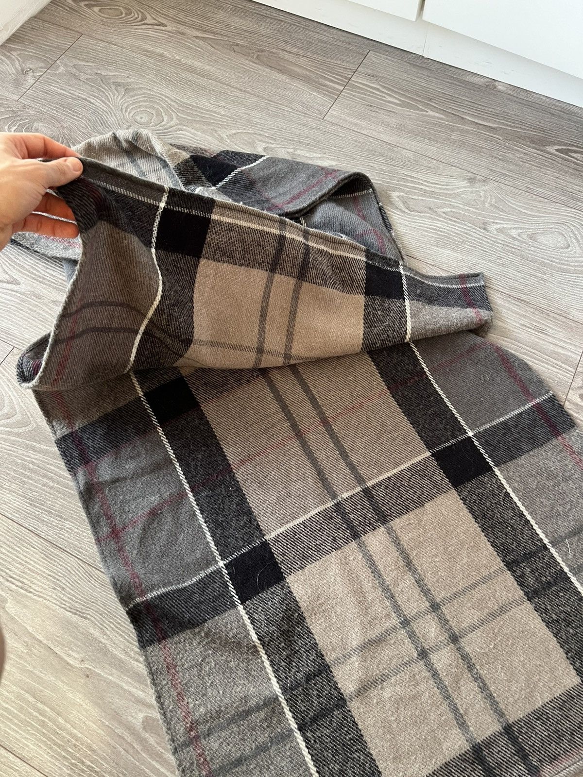 Barbour × Vintage ‼️Vintage Barbour England Huge Acrylic/Wool Scarf 🧣 Size ONE SIZE - 10 Thumbnail