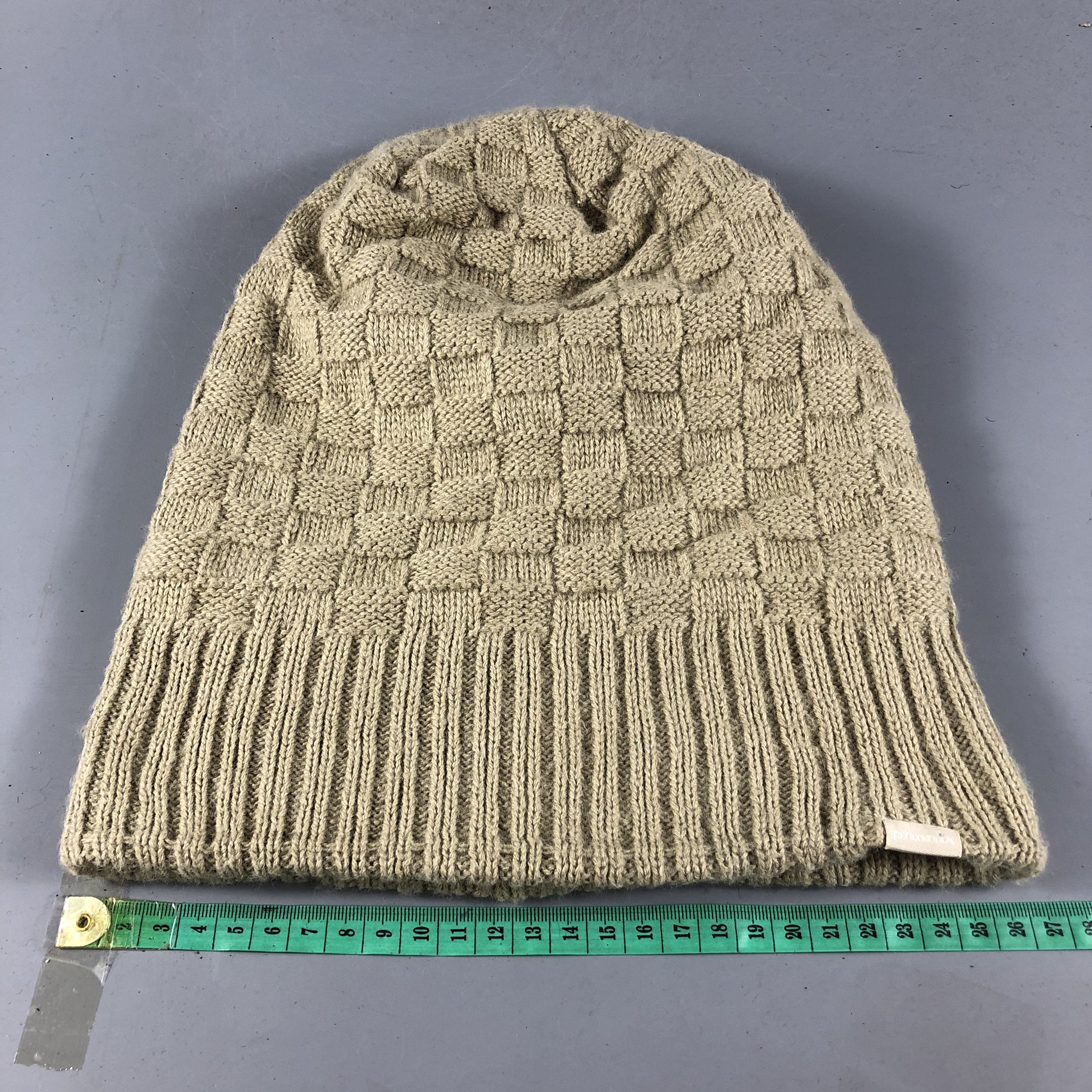 Phenix Phenix Japan Textured Knit Beanie Fleece Lined Brown B590 Size ONE SIZE - 3 Thumbnail