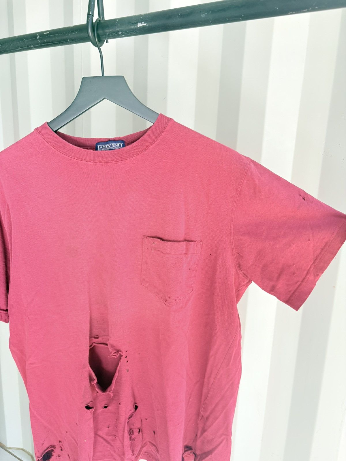 Vintage Thrashed Sun Faded Tee Shirt Distressed ERD Grunge Size US L / EU 52-54 / 3 - 3 Thumbnail