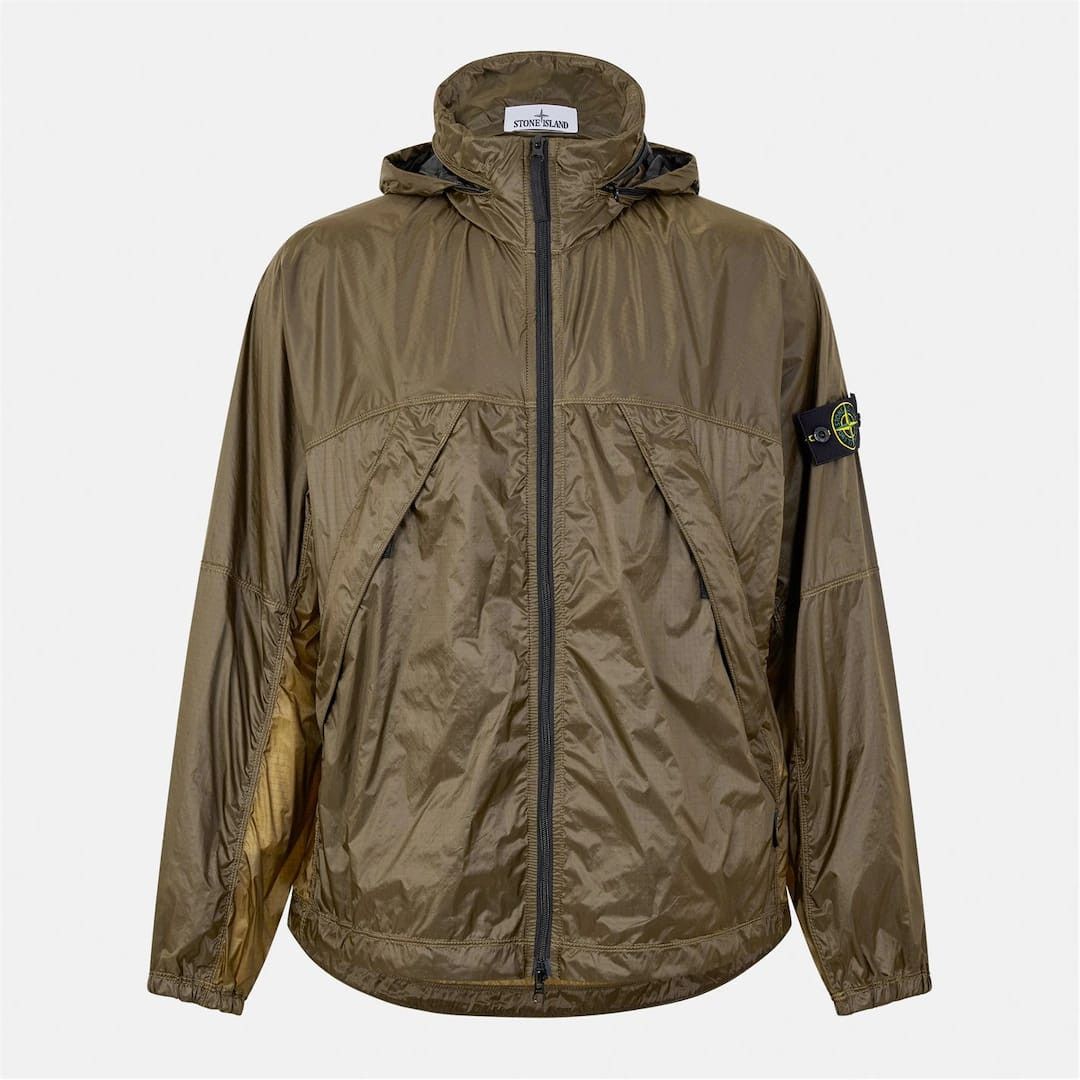 Stone Island o1g2r1mq0526 Water Resistant Rain Anorak Jacket in Green Size US L / EU 52-54 / 3 - 1 Thumbnail