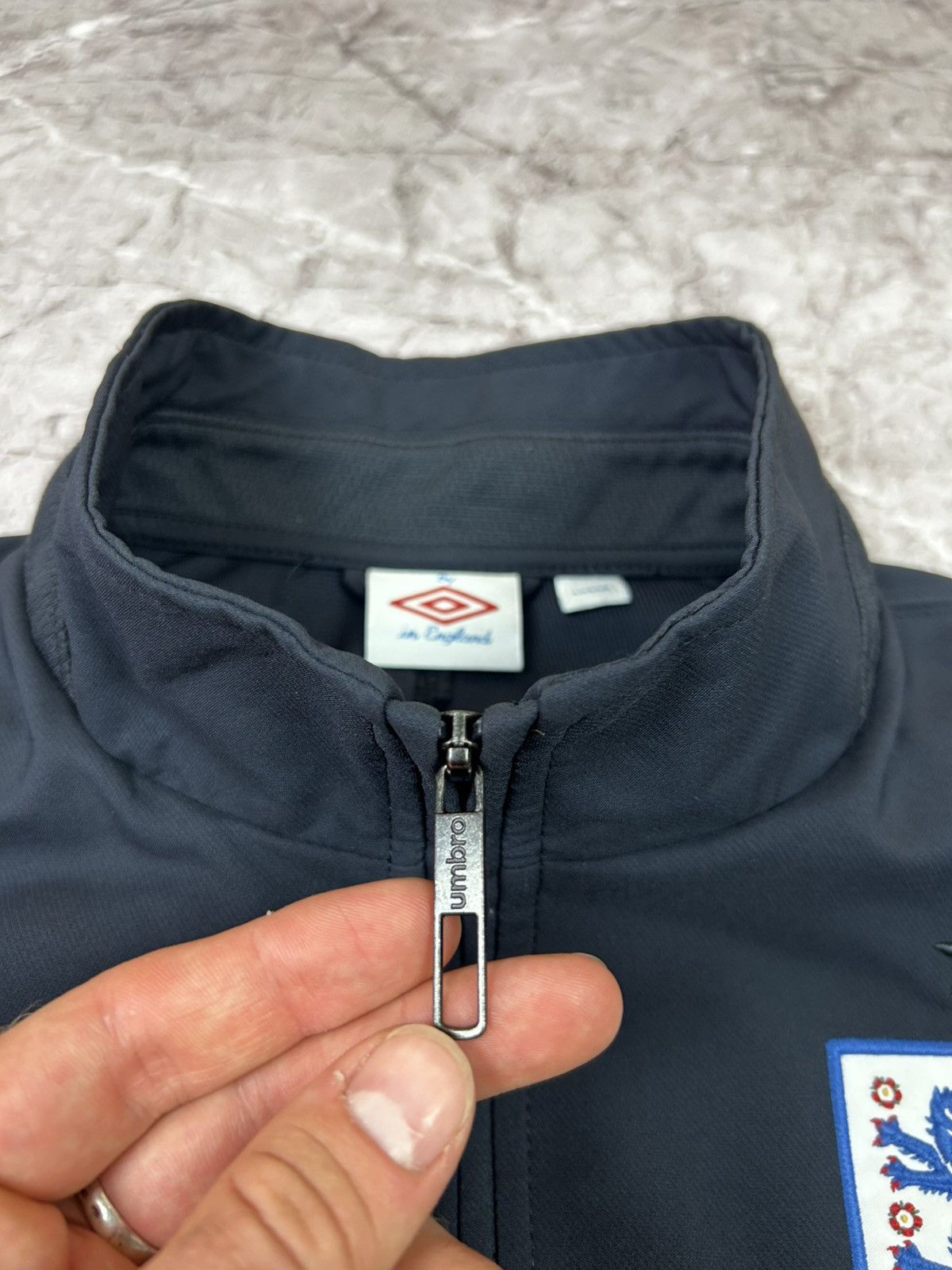 Umbro England National Team Umbro Track Jacket Soccer Jersey Size US L / EU 52-54 / 3 - 4 Thumbnail