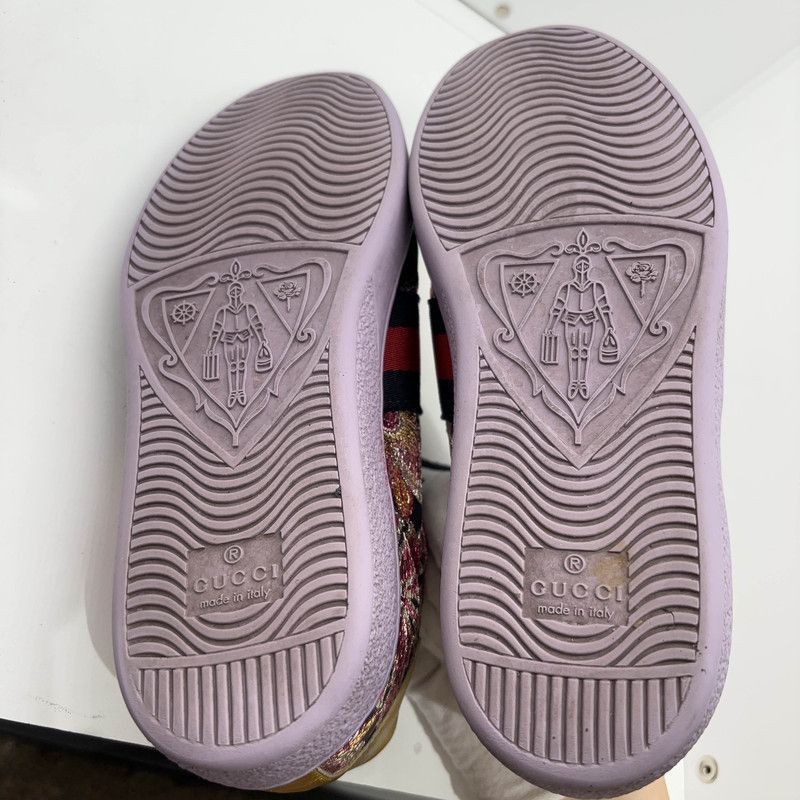 Gucci Gucci Multicolor Embroidered Sneakers Size US 5.5 / EU 38 - 4 Thumbnail