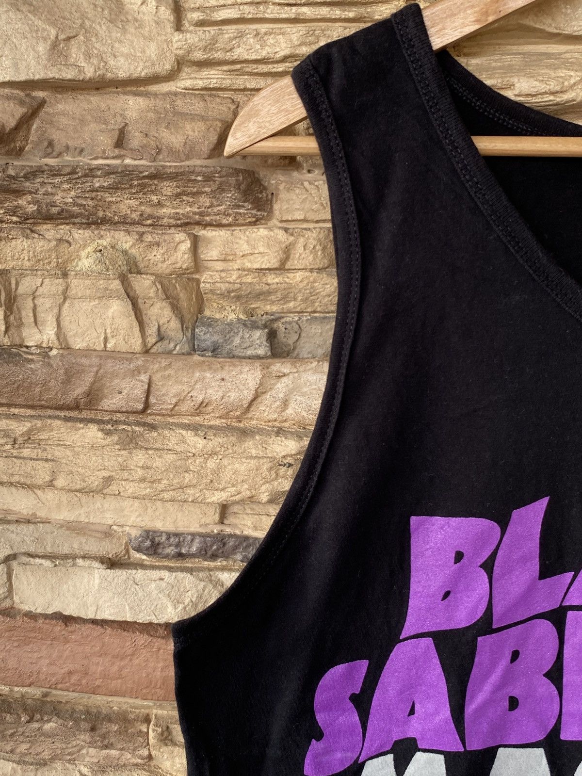 Vintage Vintage 2015 Black Sabbath Master of Reality Album Heavy Metal Band Tank Top Size US S / EU 44-46 / 1 - 5 Thumbnail