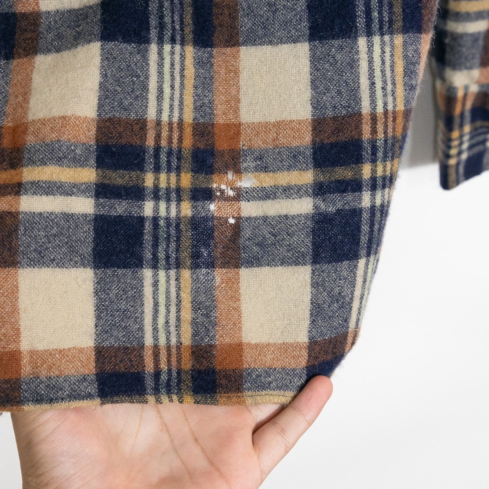 Gap Vintage 80s Gap Wool Blend Flannel Button Up Shirt Large Size US L / EU 52-54 / 3 - 7 Thumbnail