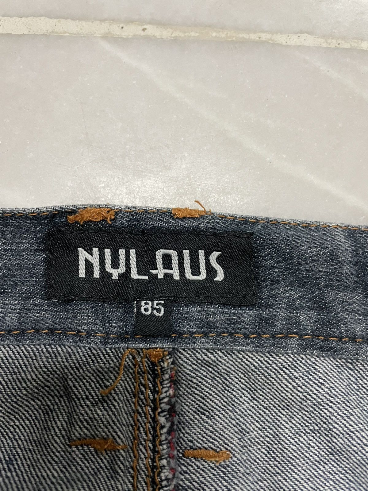 💥Double Waist💥Sick Vintage Nylus Faded Zipper Punk Jeans