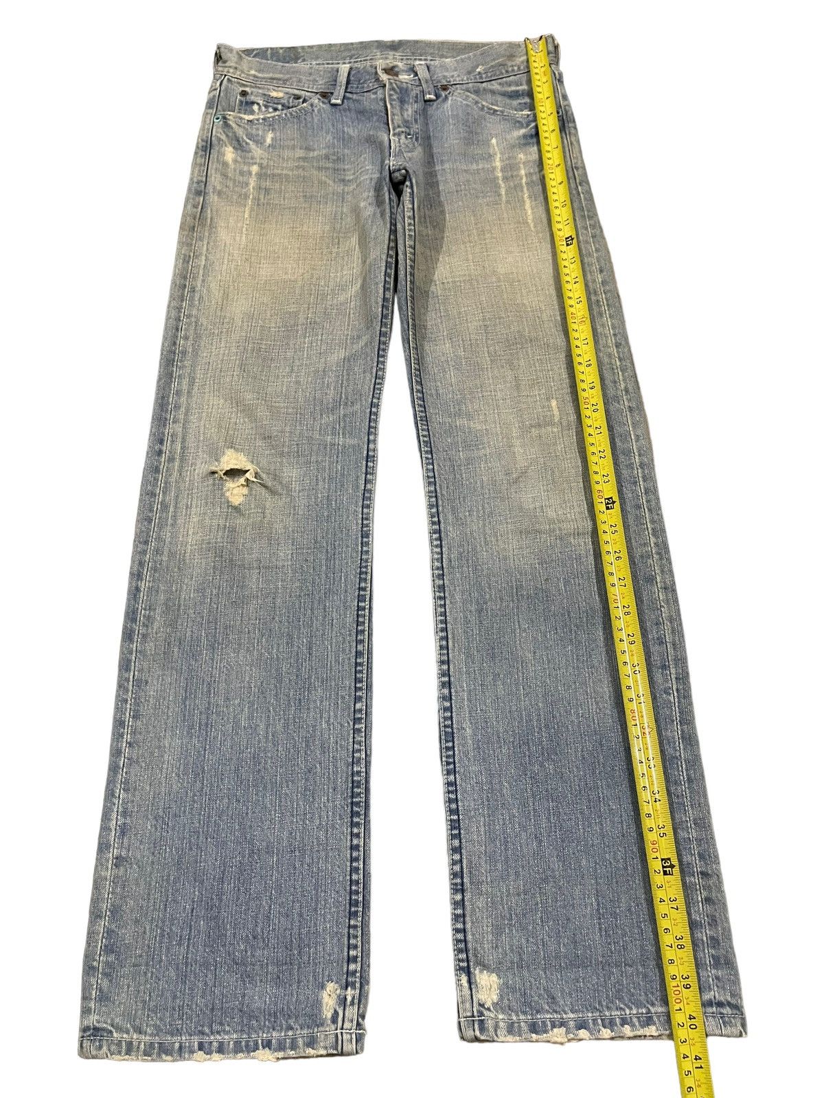 Levi's Vintage 90s Levis Classic Blue Wash Distress Style Jeans Size US 31 - 10 Thumbnail
