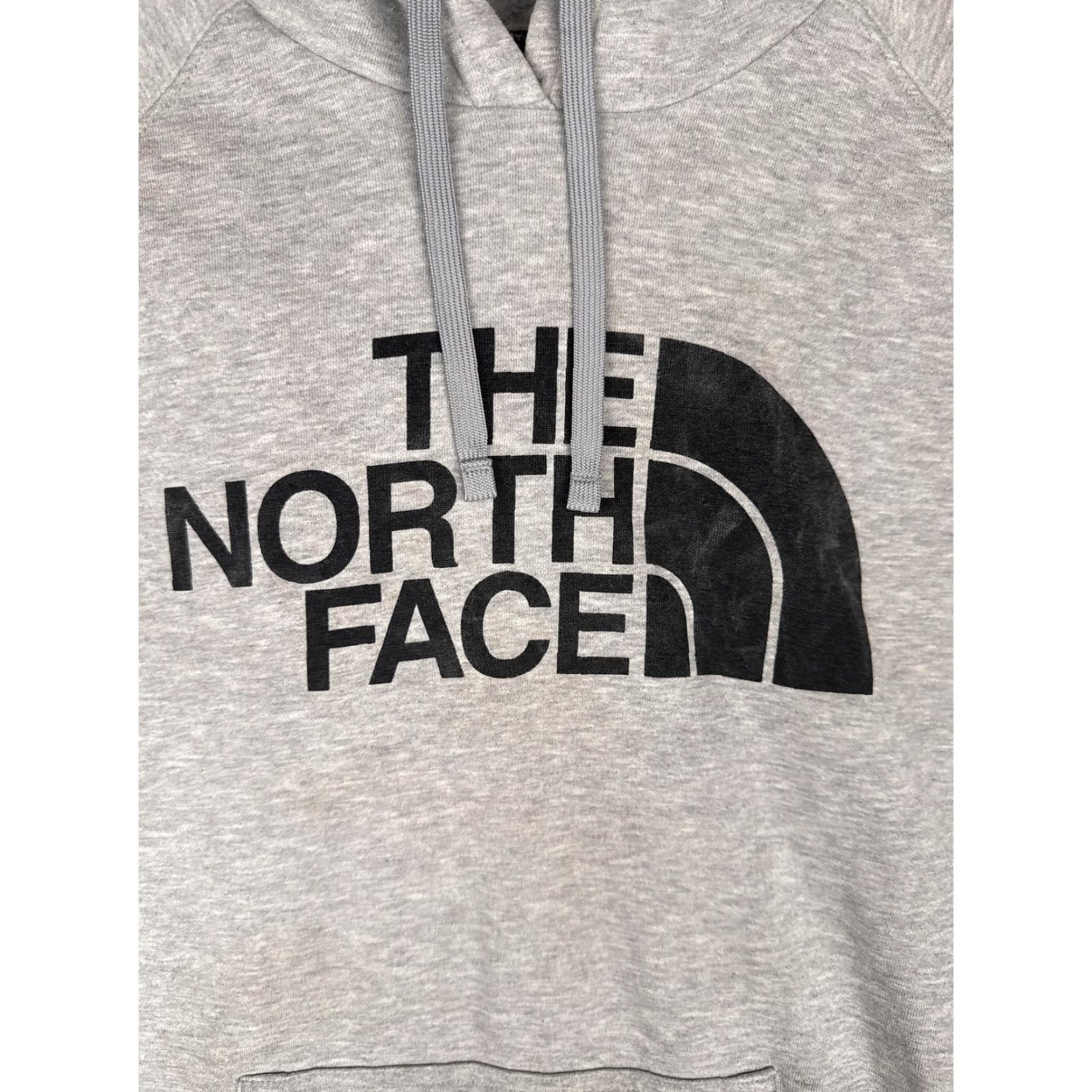 The North Face The North Face Hoodie Womens M Gray Pullover Logo Fleece Sweatshirt STains Size M / US 6-8 / IT 42-44 - 6 Thumbnail