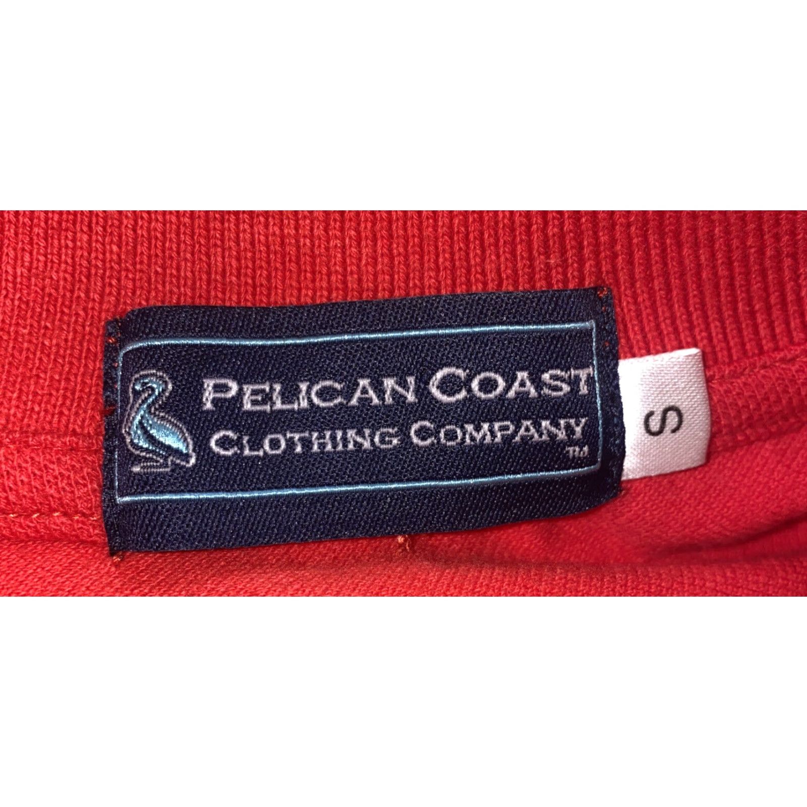 Vintage Pelican Coast Men's Golf Polo Shirt Short Sleeve S Red Cotton Casual Department Men Size US S / EU 44-46 / 1 - 5 Thumbnail
