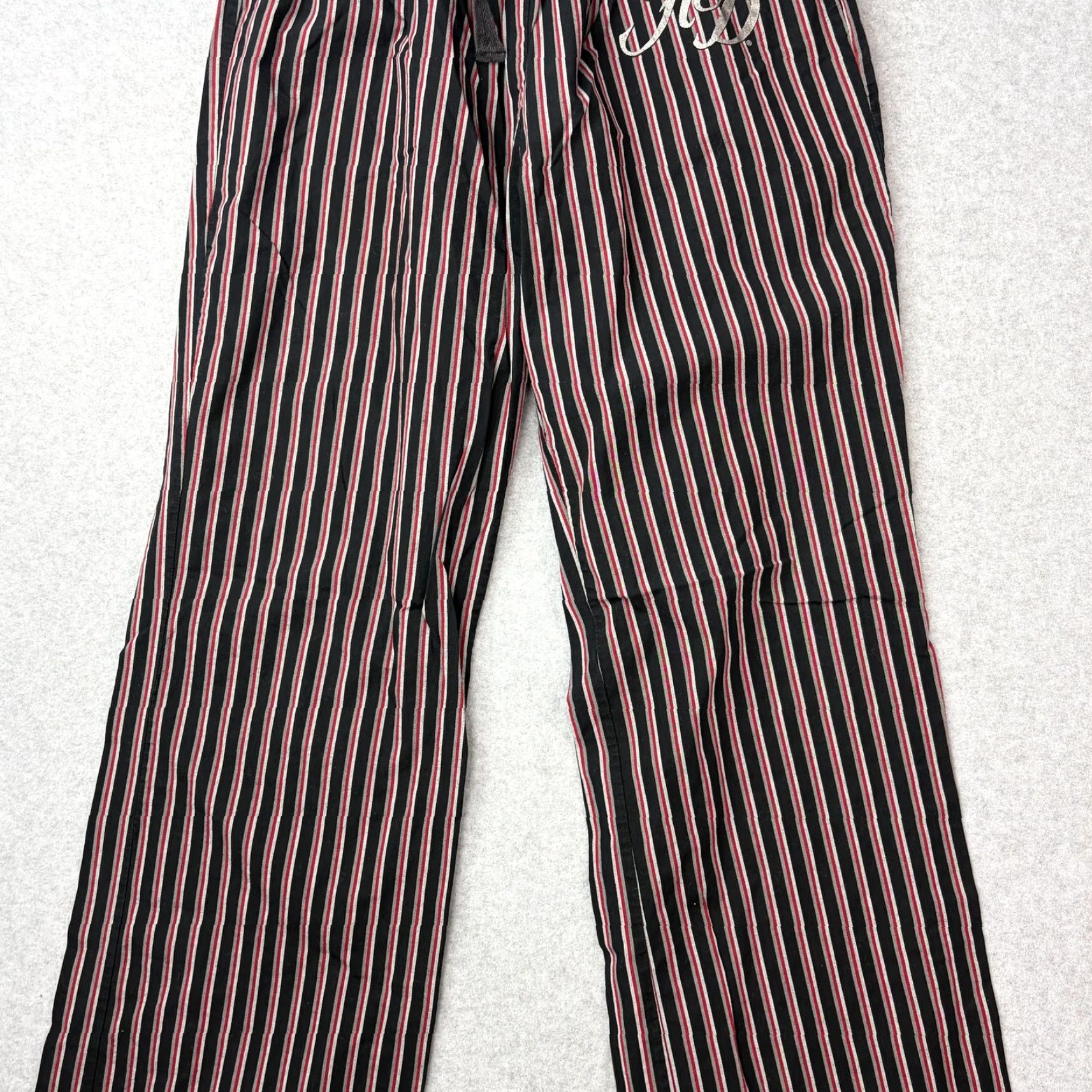 Harley Davidson Harley-Davidson Pajama Pants Womens Small Black Stripe Lounge Sleepwear HD Logo Size 28" / US 6 / IT 42 - 7 Thumbnail