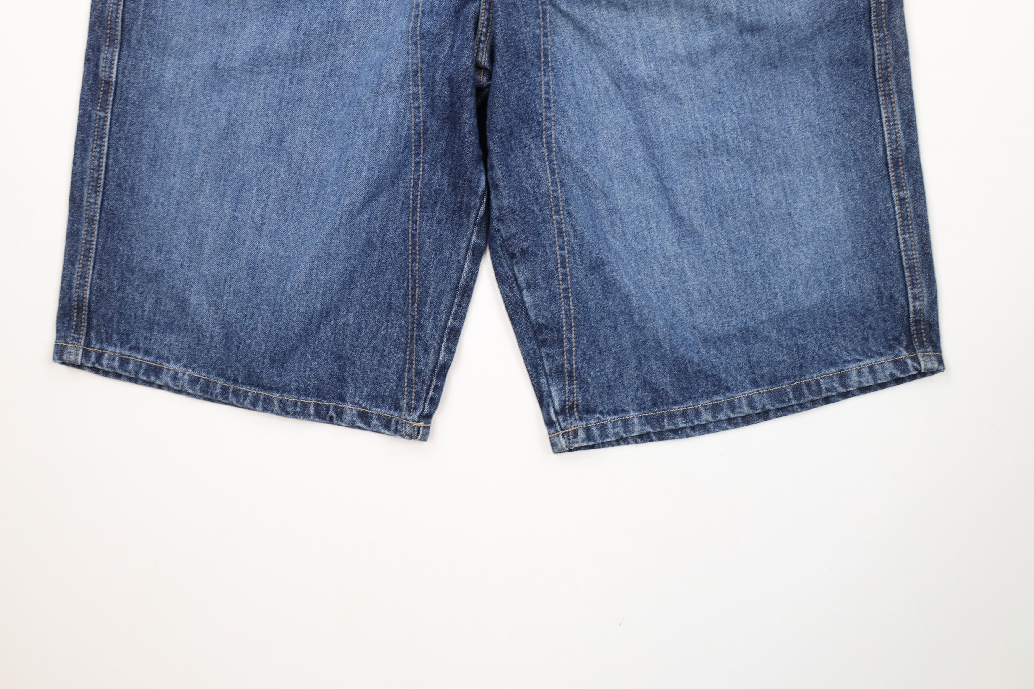 Marithe + Francois Girbaud × Vintage Deadstock Vintage 90s Marithe Francois Girbaud Shorts Blue Size US 32 / EU 48 - 4 Thumbnail