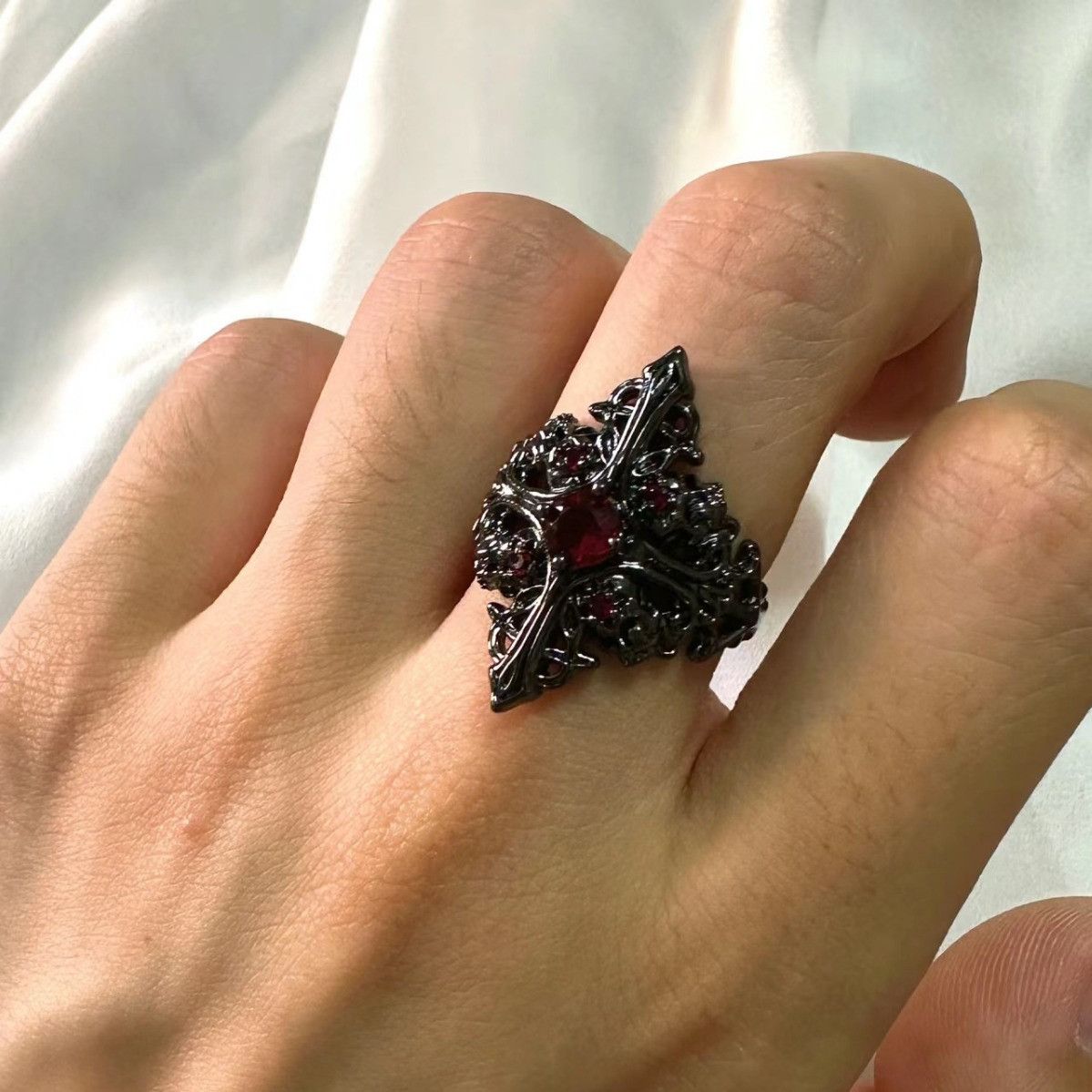 Jewelry New Design Jewelry Rings Open Size Chrome Ring (Size 7-13) Size ONE SIZE - 1 Thumbnail