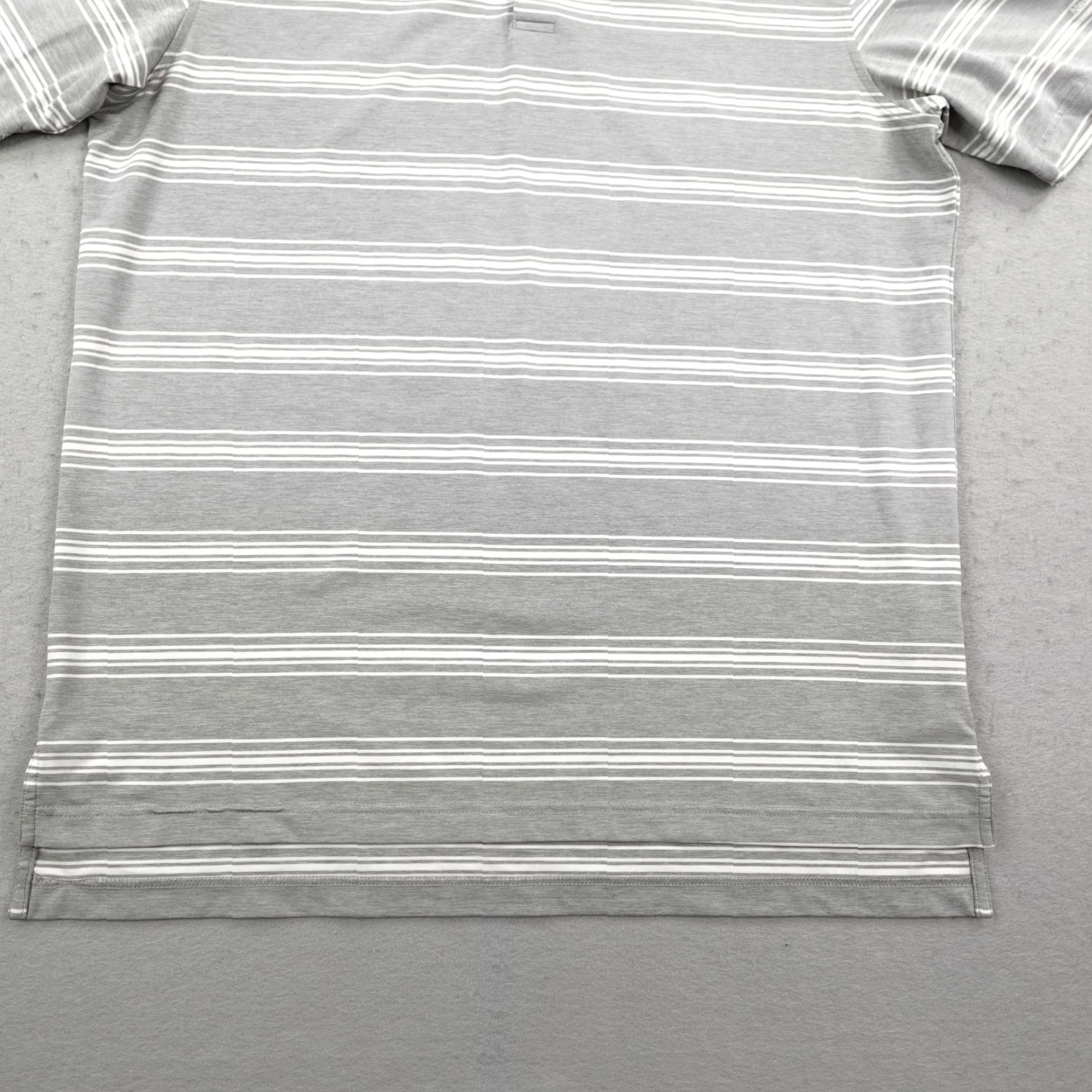 Peter Millar Peter Millar Polo Shirt Mens L Gray Striped Summer Comfort Newport Beach Size US L / EU 52-54 / 3 - 3 Thumbnail