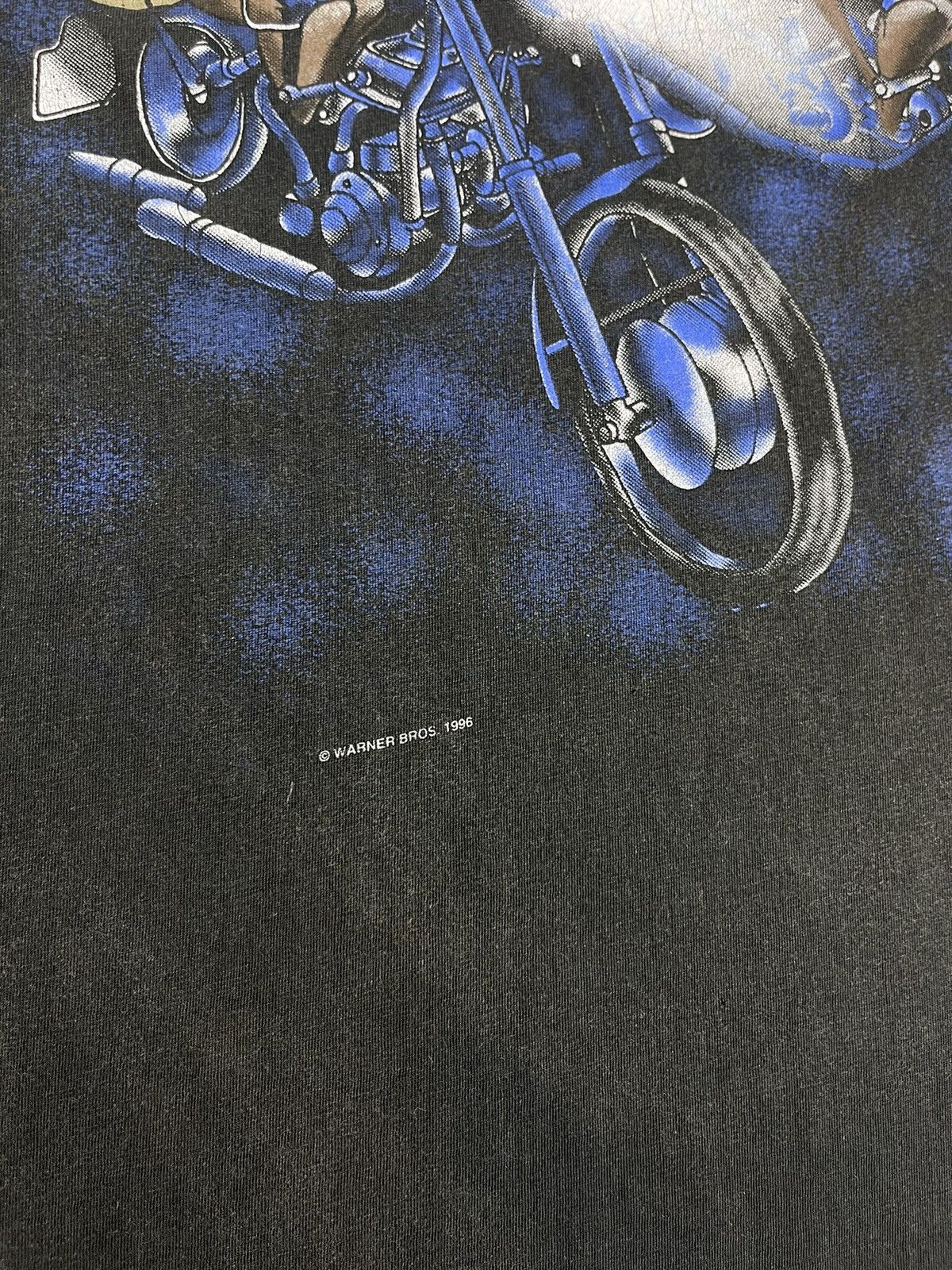 Warner Bros Vintage 1996 Warner Bros Born To Be Wild T-Shirt Size XL Size US XL / EU 56 / 4 - 4 Thumbnail