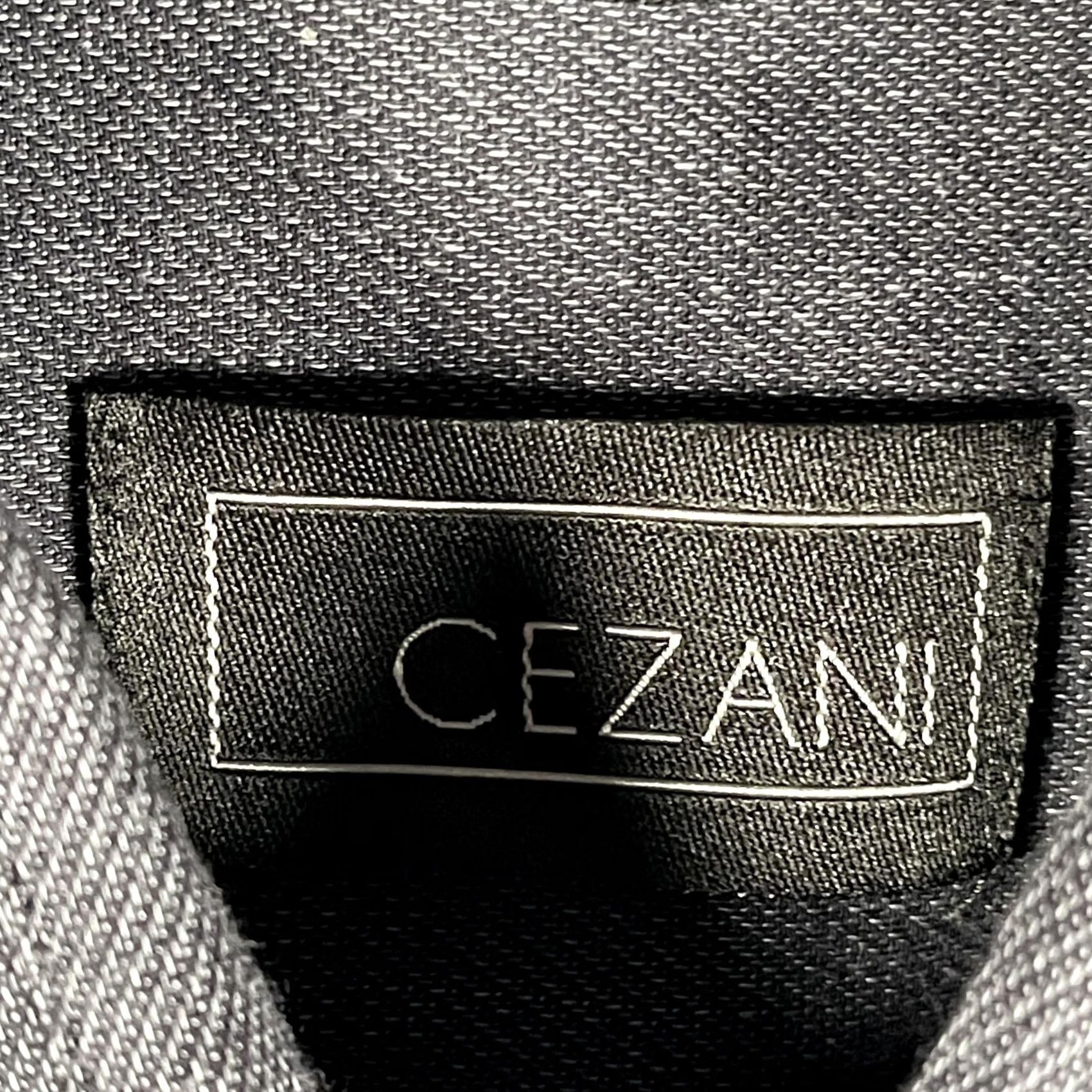Vintage Cezani Shirt Mens 16.5 34/35 Gray Solid Cotton Button Down Long Sleeve Dress Shirt Mens Black Label Tailoring Size 46R - 5 Thumbnail