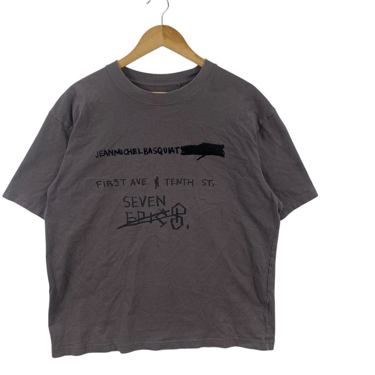 Uniqlo JEAN MICHEL BASQUIAT x UNIQLO New York Baggy Tee Shirt Top Size L / US 10 / IT 46 - 4 Thumbnail
