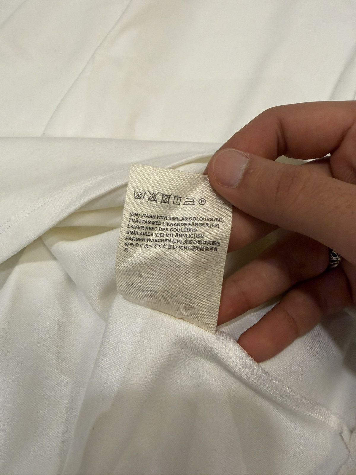 Acne Studios Acne Studios Neckline Logo Tee Size US M / EU 48-50 / 2 - 4 Thumbnail