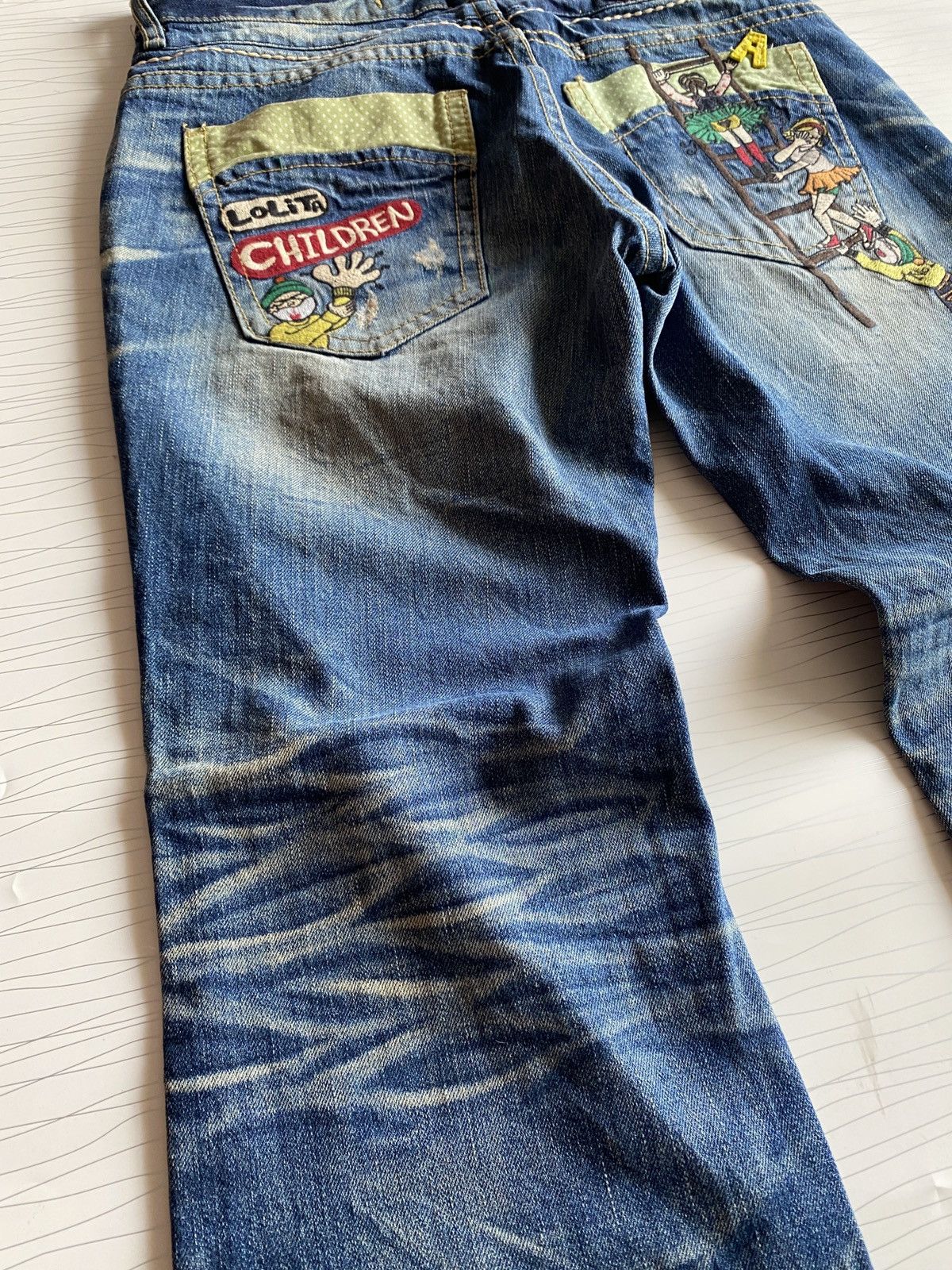 Lolita Jeans Rare Yoshitomo Nara X Lolita Jeans Children Play Size US 34 / EU 50 - 4 Thumbnail