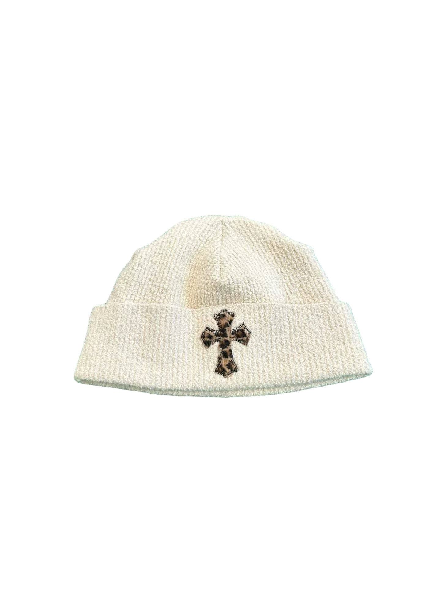 Chrome Hearts Chrome Hearts Leopard Pony Hair Cross Beanie ONE SIZE Size ONE SIZE - 1 Thumbnail