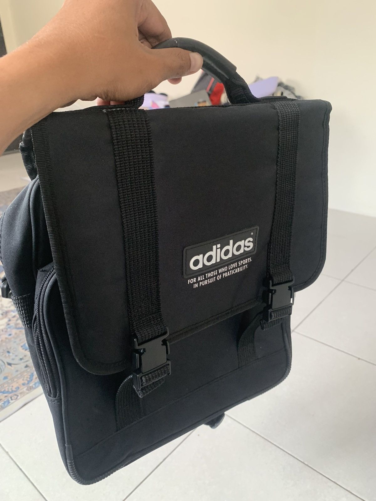 Other Vintage Adidas 3 ways bag Size ONE SIZE - 1 Thumbnail