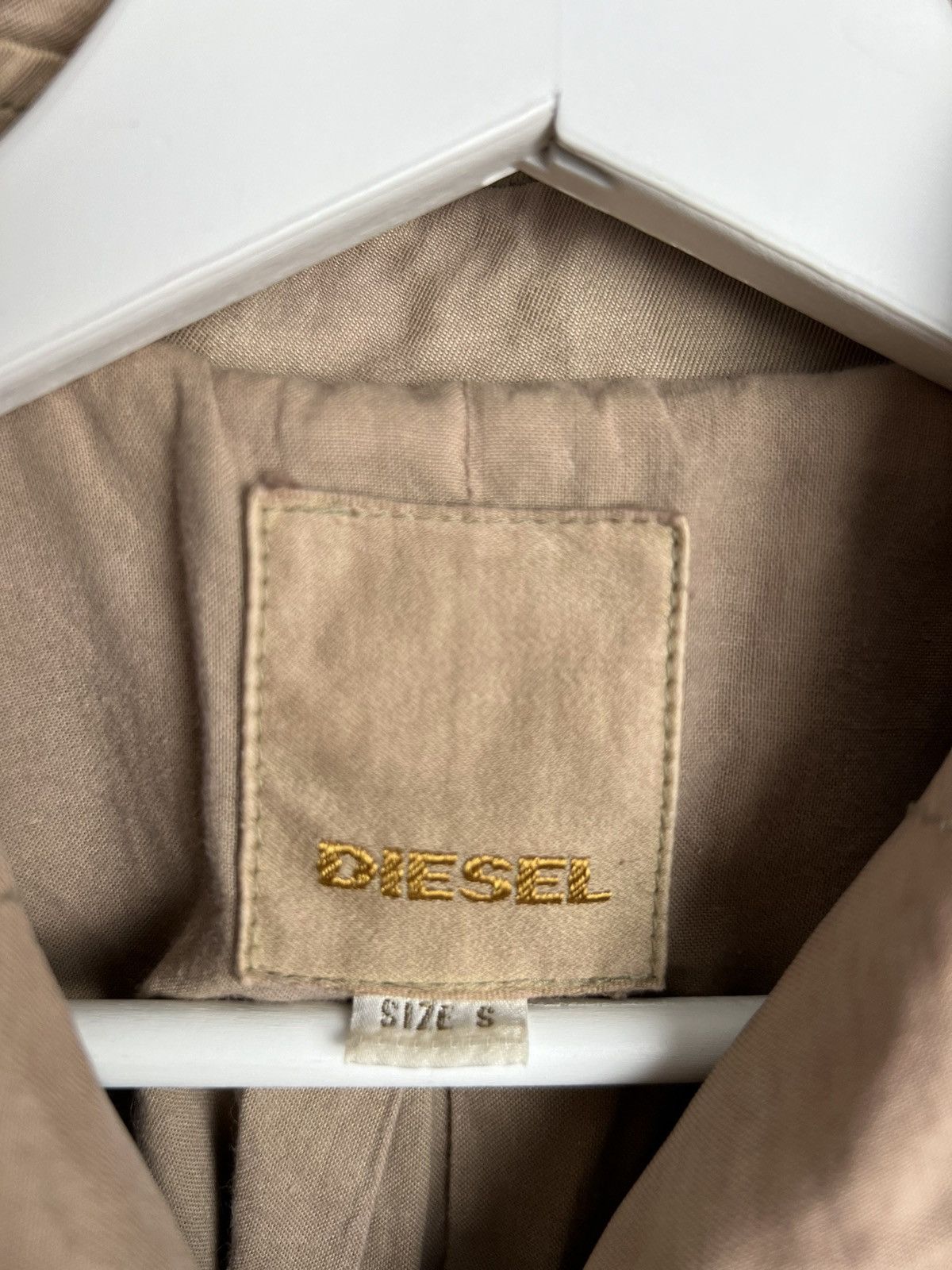 Diesel Vintage Y2K Diesel trench coat jacket S avantgarde archive Size S / US 4 / IT 40 - 3 Thumbnail