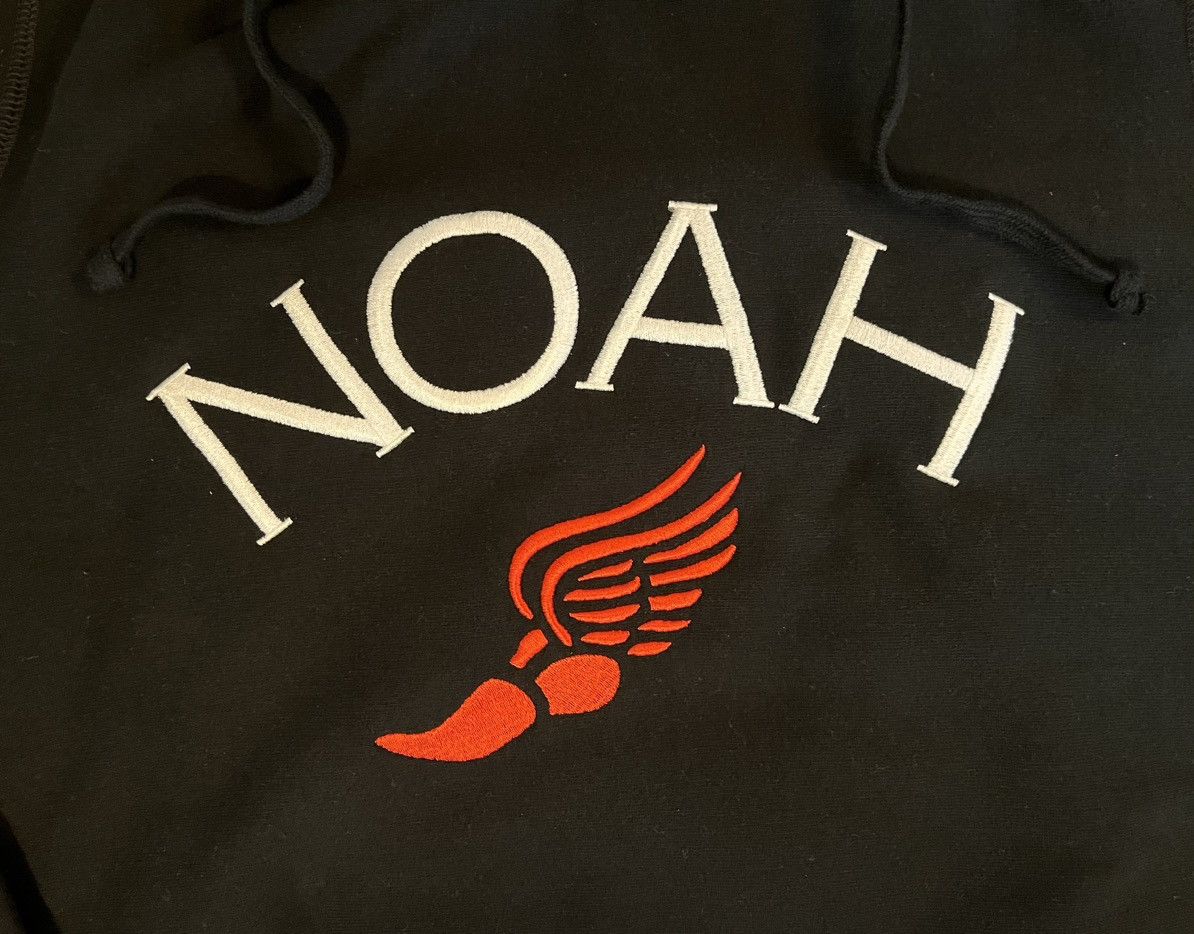 Noah Noah Winged Foot Embroidered Hoodie Black Size US M / EU 48-50 / 2 - 3 Thumbnail