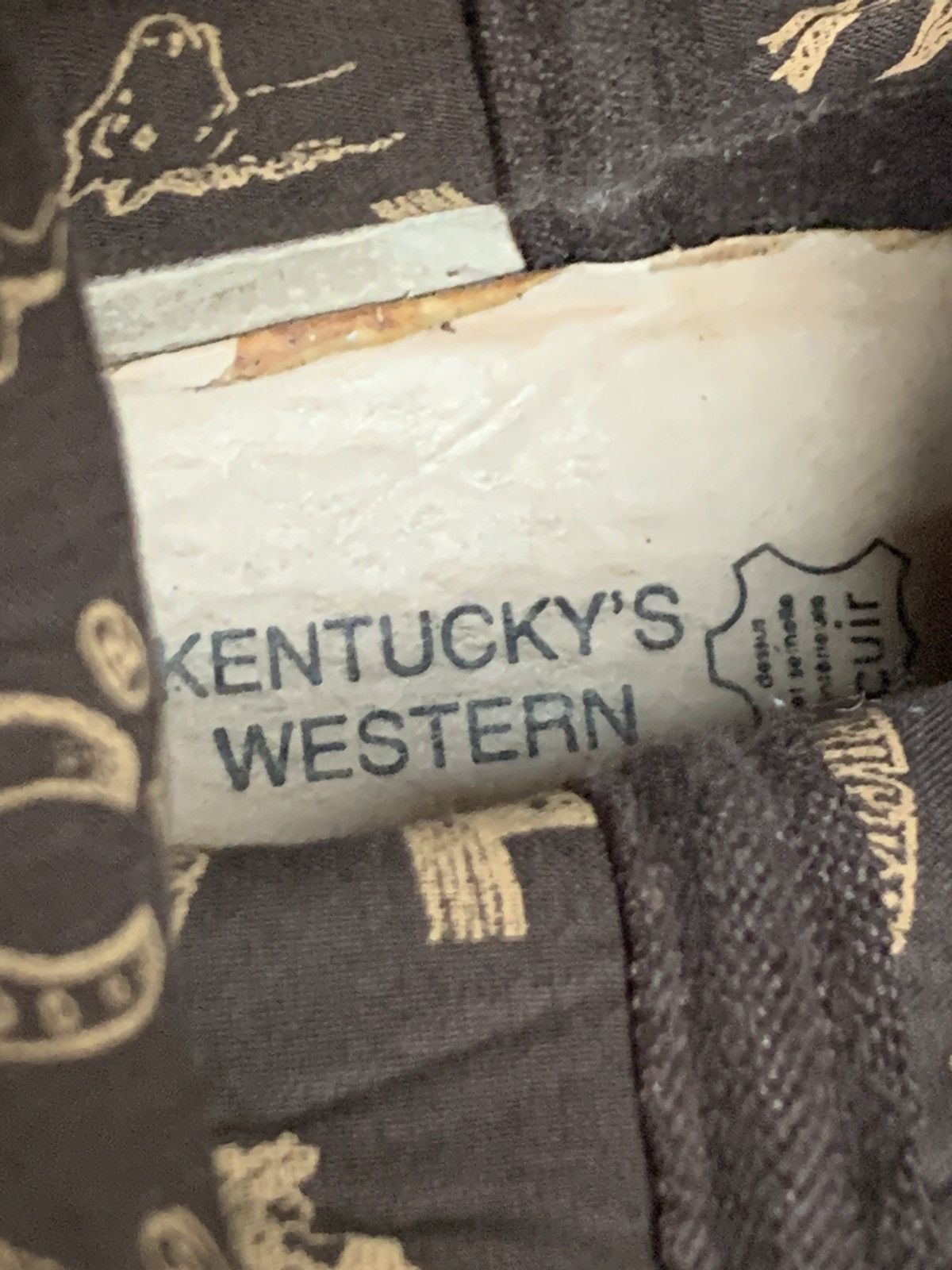 Sancho Boots Vintage Kentucky's Western Cowboy Leather Boots Size US 7.5 / EU 40-41 - 8 Thumbnail