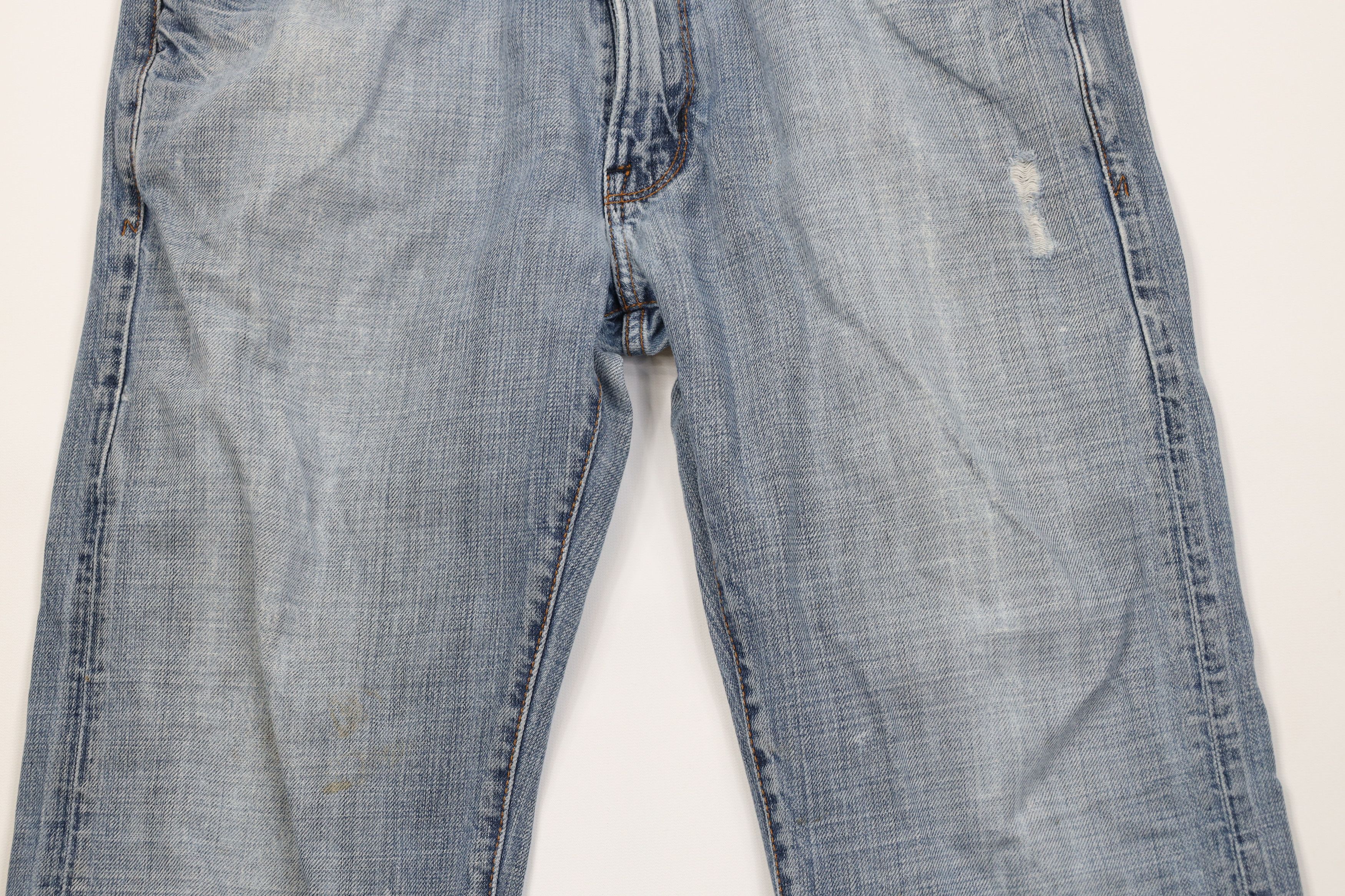 Guess Vintage Y2K Guess Wide Leg Bootcut Denim Jeans Blue Cotton Size US 32 / EU 48 - 3 Thumbnail